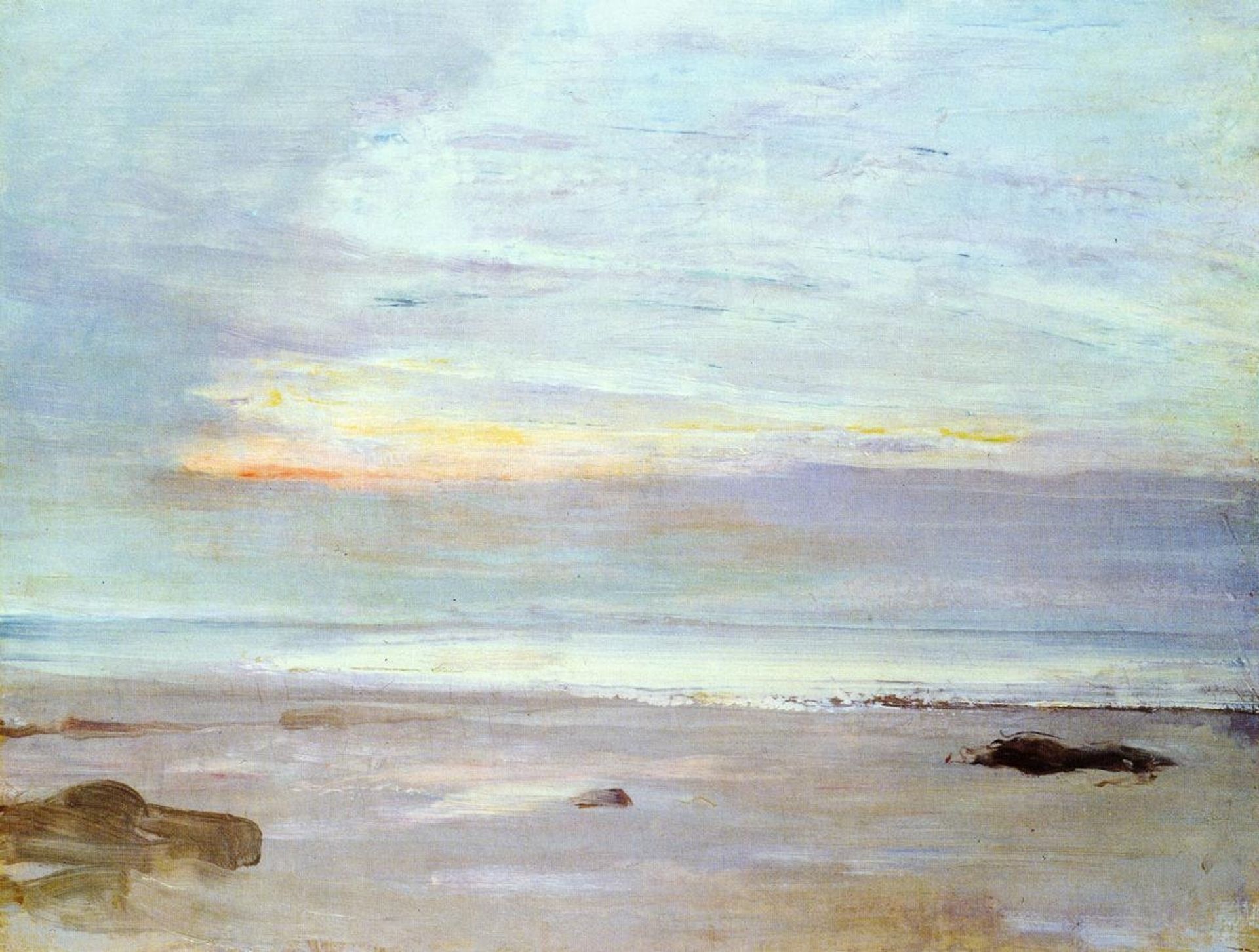 Crepuscule in Opal Trouville by James Abbott McNeill Whistler