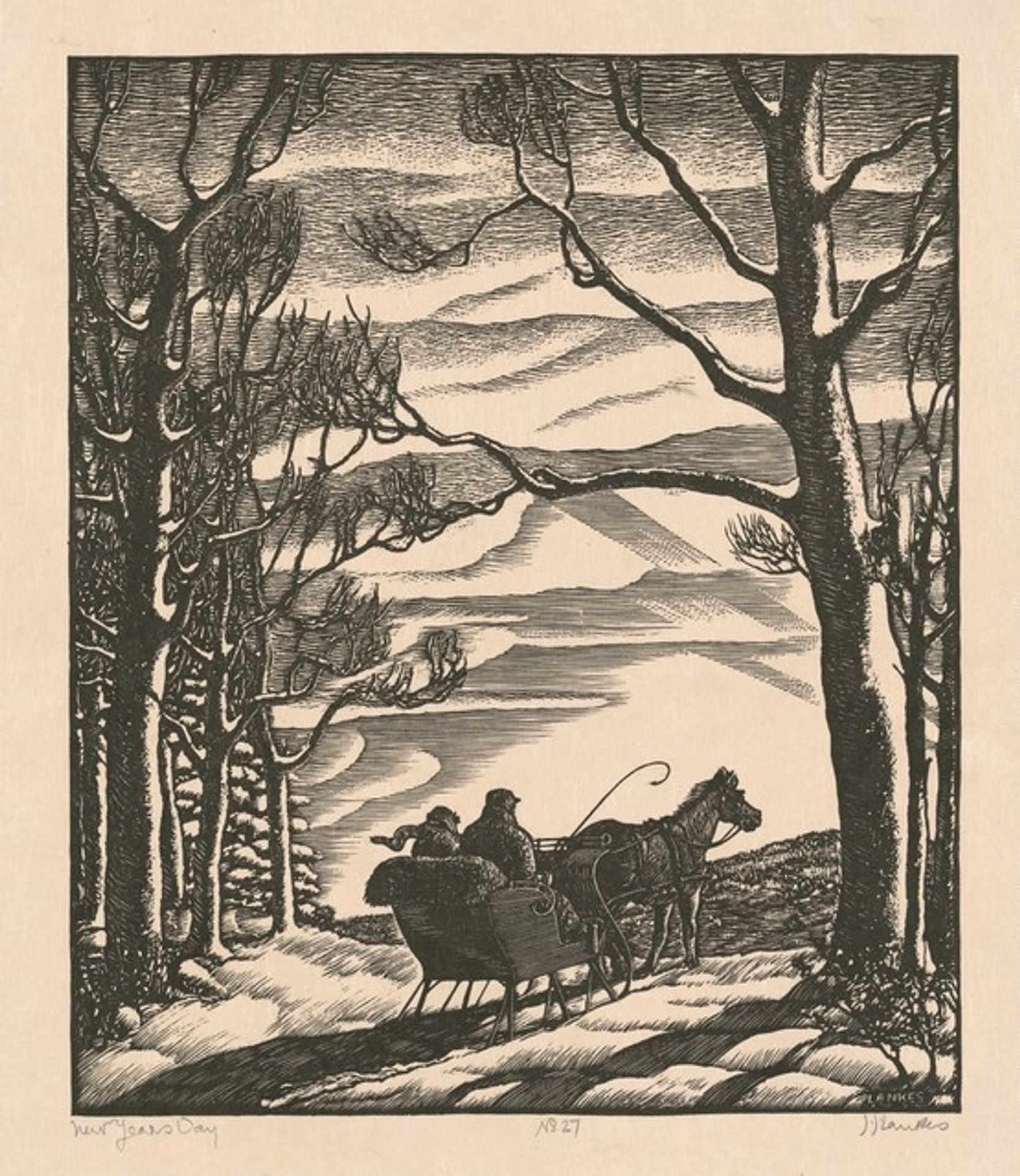New Year's Day by J. J. Lankes