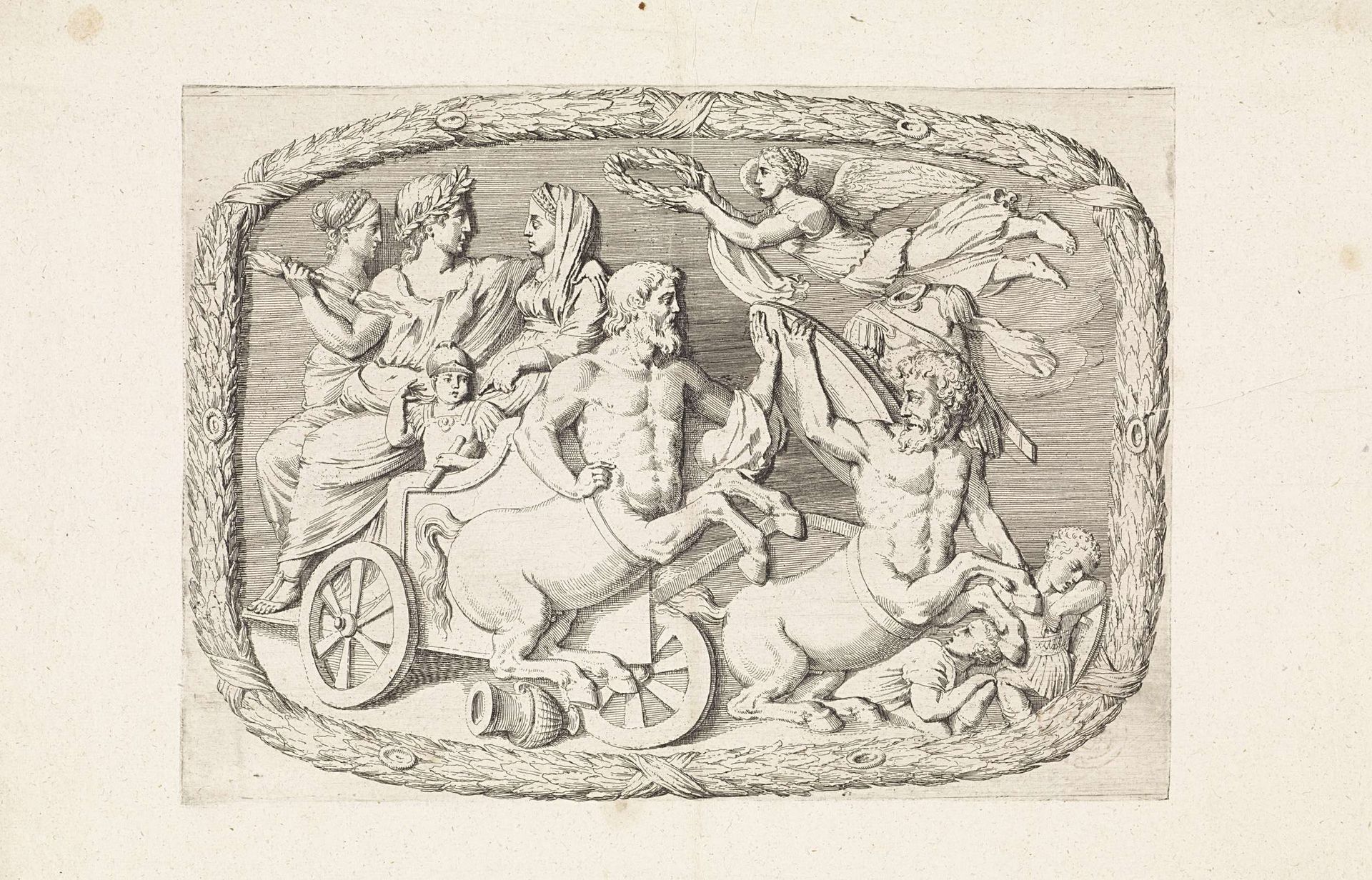 Camee met de triomf van Germanicus en Agrippina by Anonymous