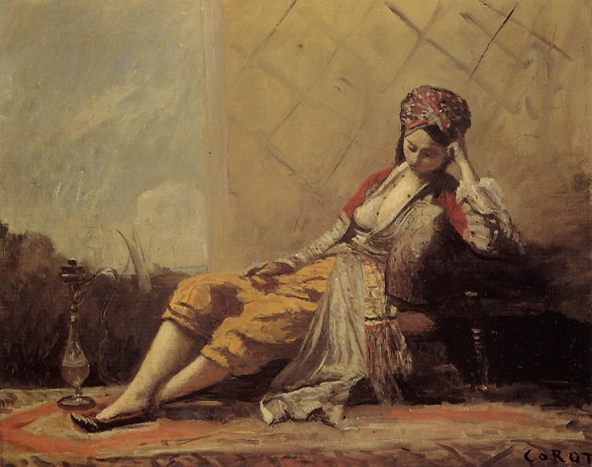 Odalisque by Camille Corot