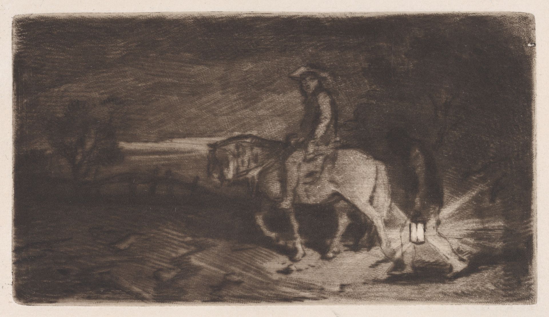 The Cavalier by Charles Jacque