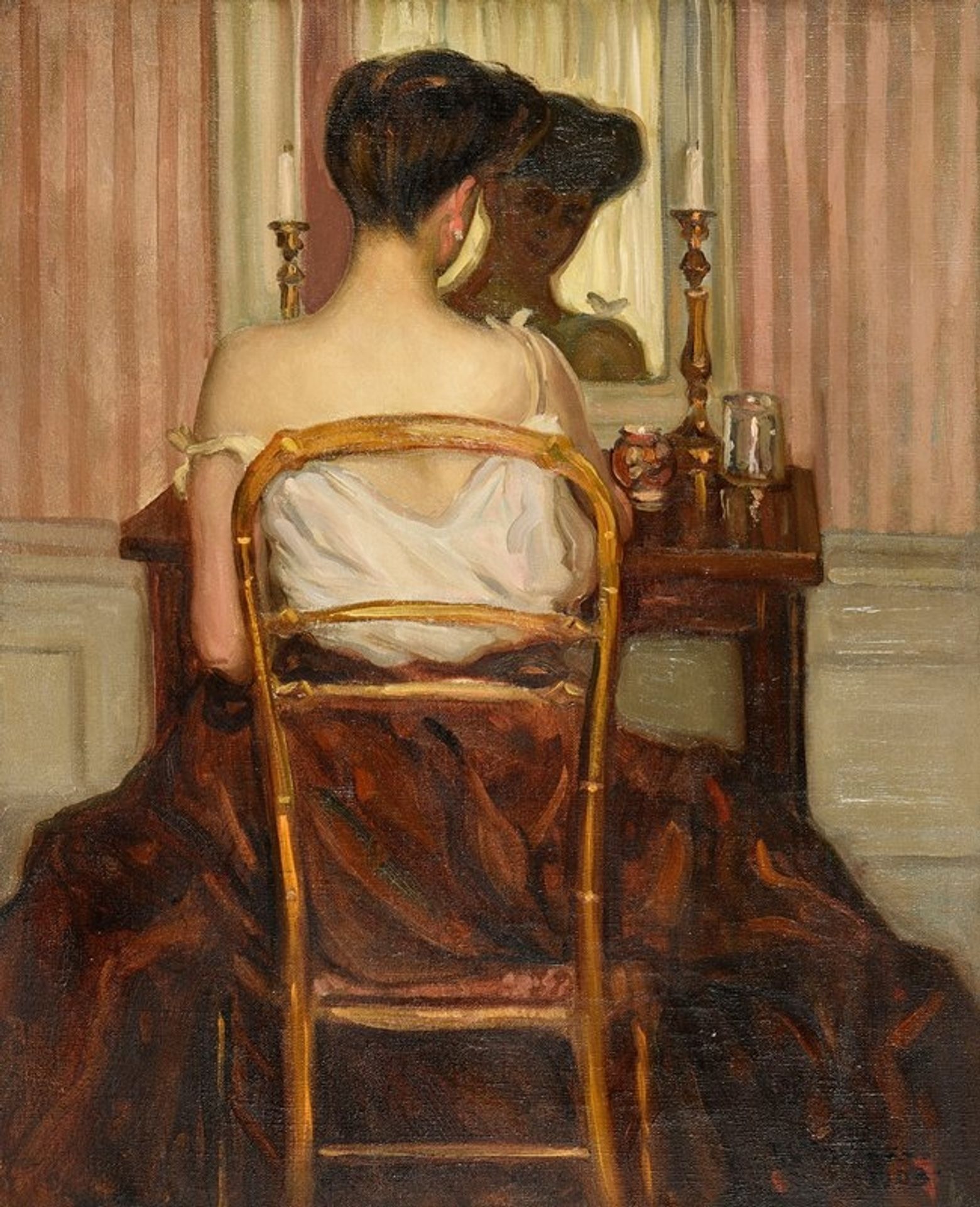 Devant la glace by Frederick Carl Frieseke
