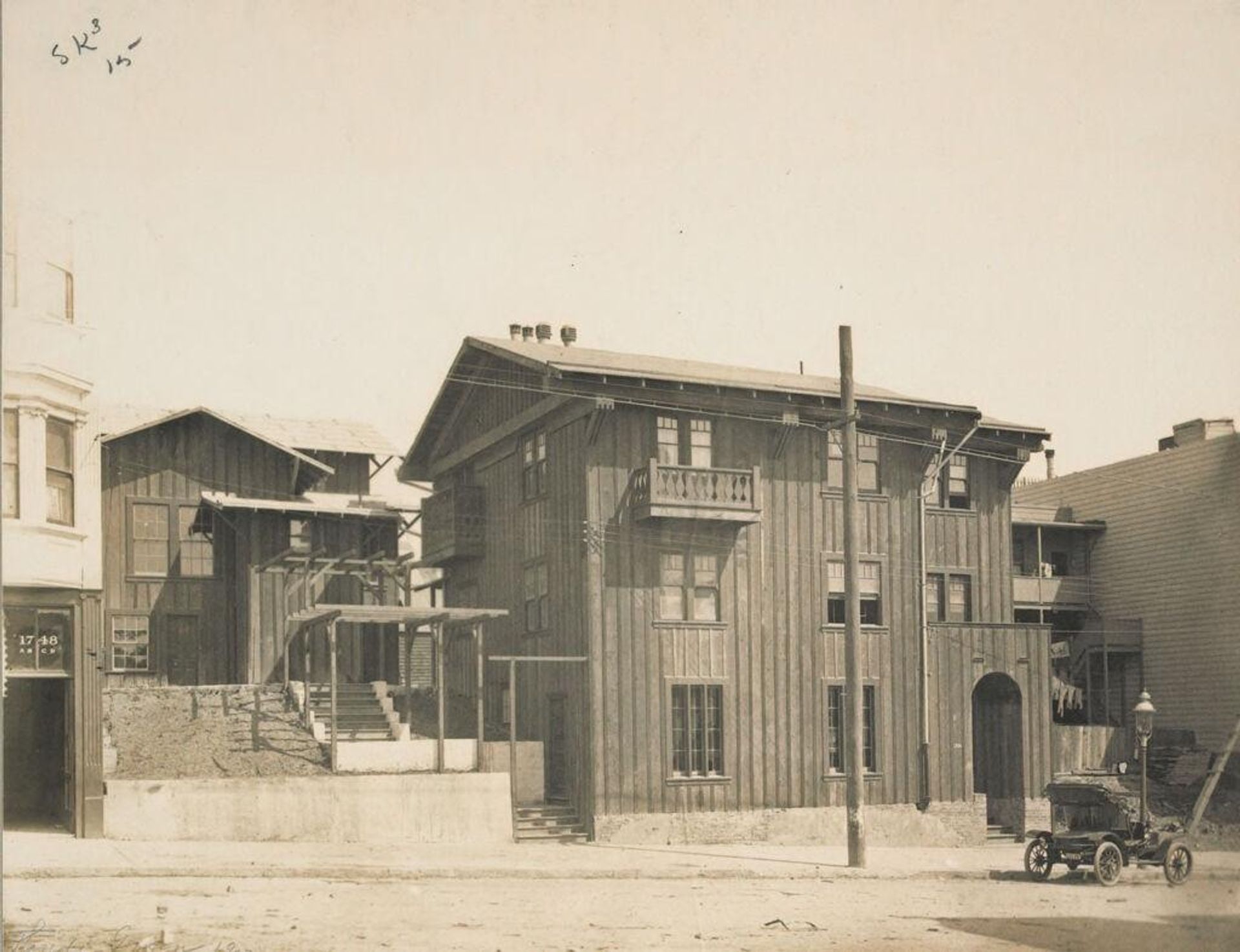Social Settlements: United States. California. San Francisco. "Telegraph Hill Neighborhood Association": Telegraph Hill, San Francisco, Cal.: Present Settlement House and Club Building. by Floride Green