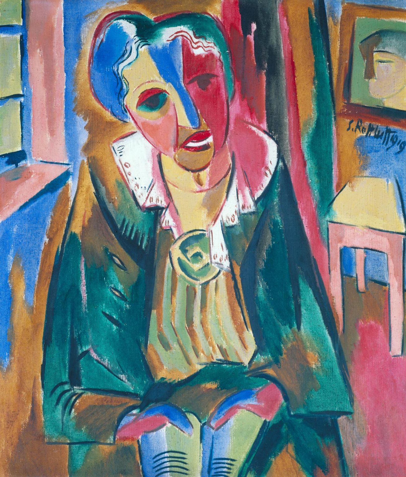 Dr Rosa Schapire by Karl Schmidt-Rottluff