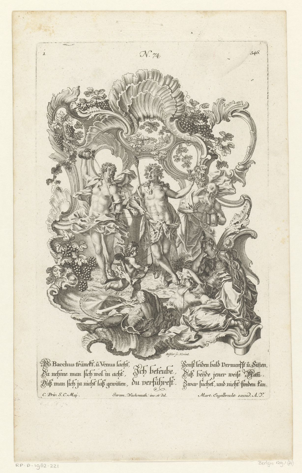 Bacchus en Venus by Michael Rössler