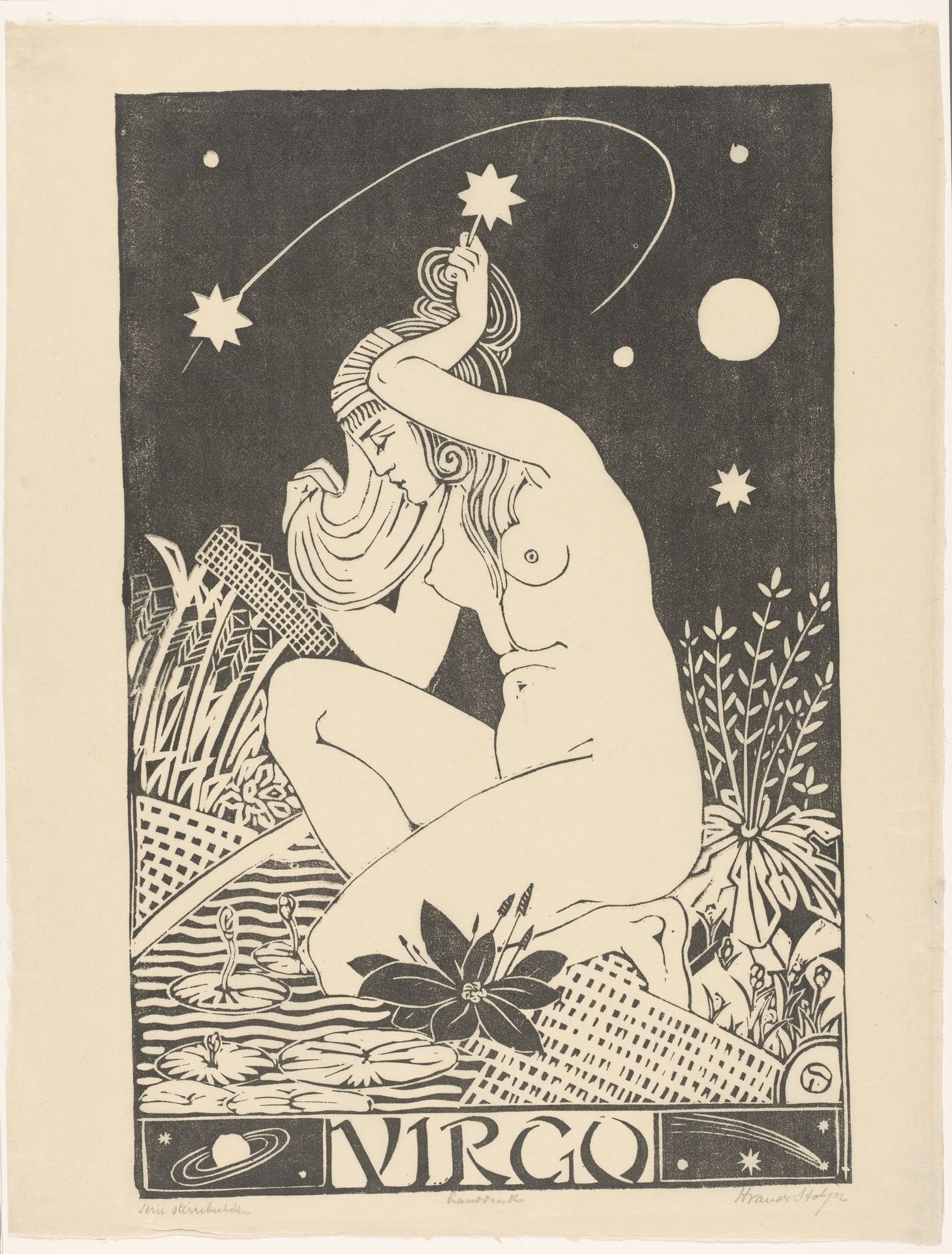 Sterrenbeeld maagd by Henri van der Stok
