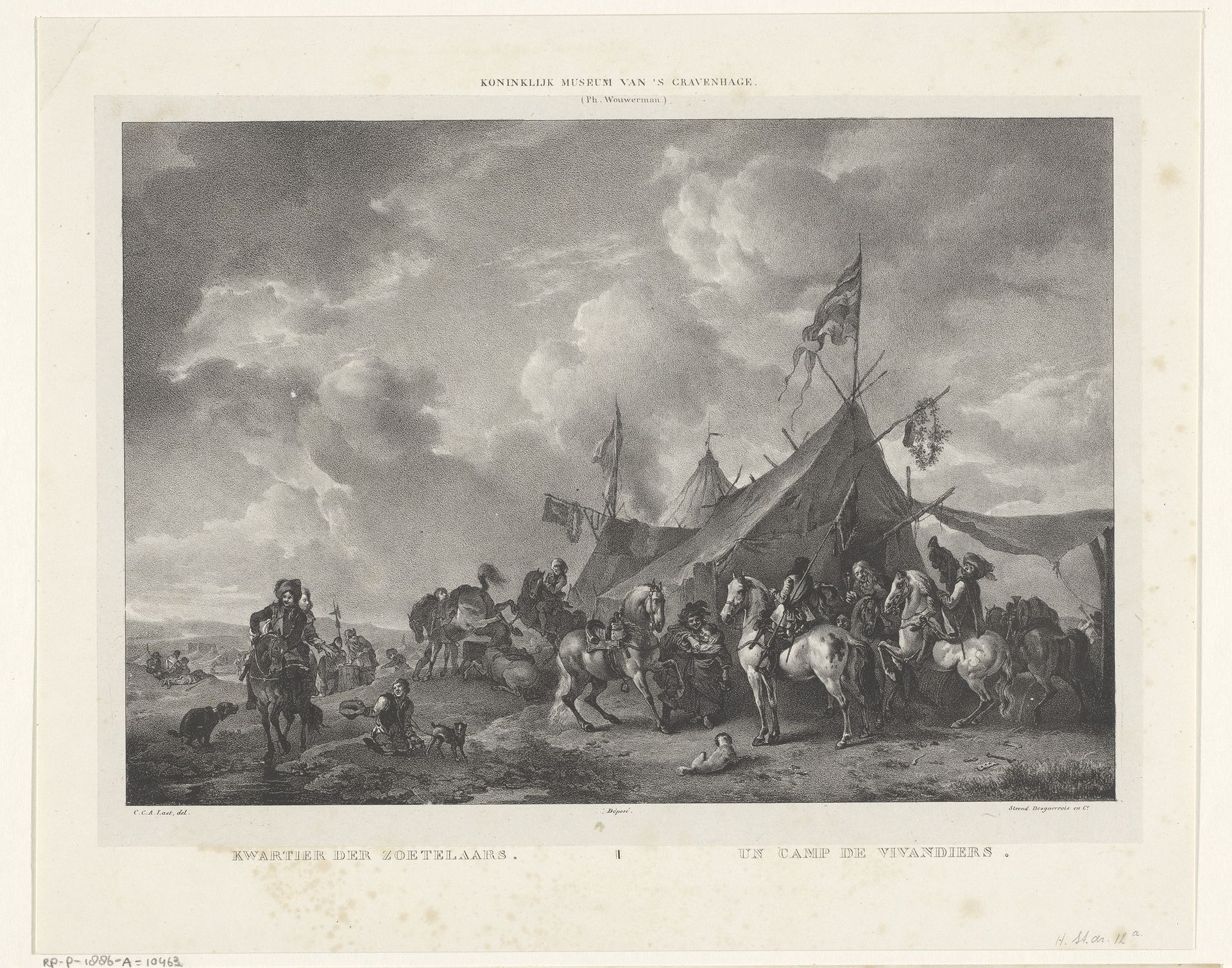 Uitbating binnen een legerplaats by Carel Christiaan Antony Last