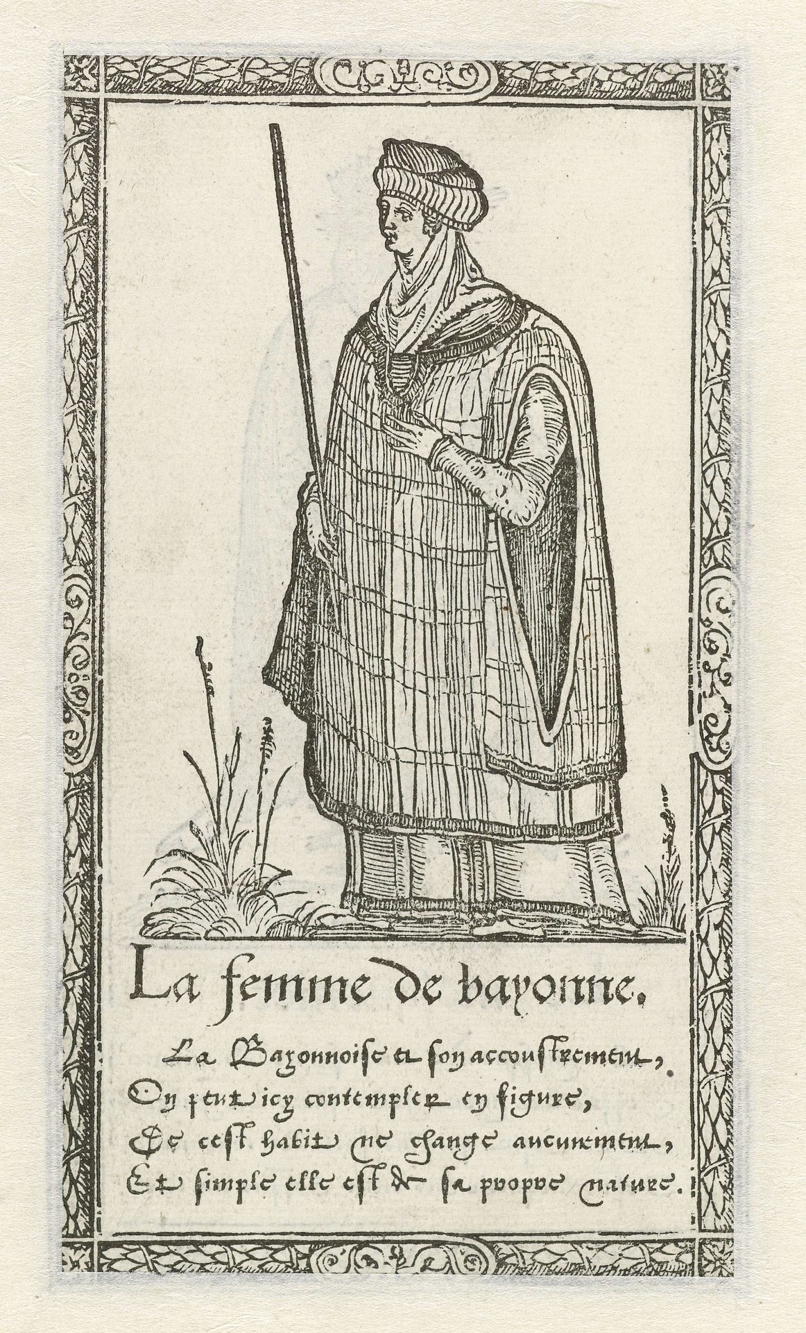 Vrouw uit Bayonne by François Desprez