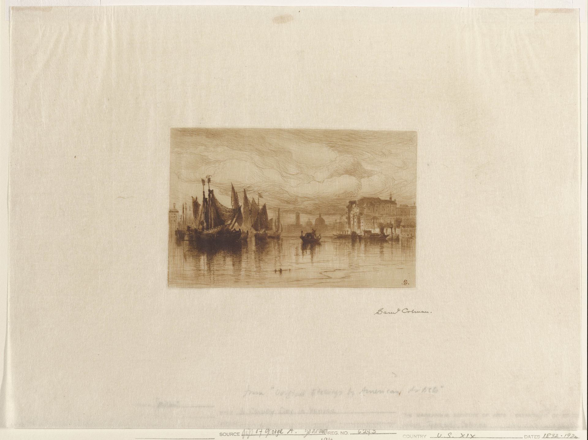 A Cloudy Day in Venice by Samuel Colman
