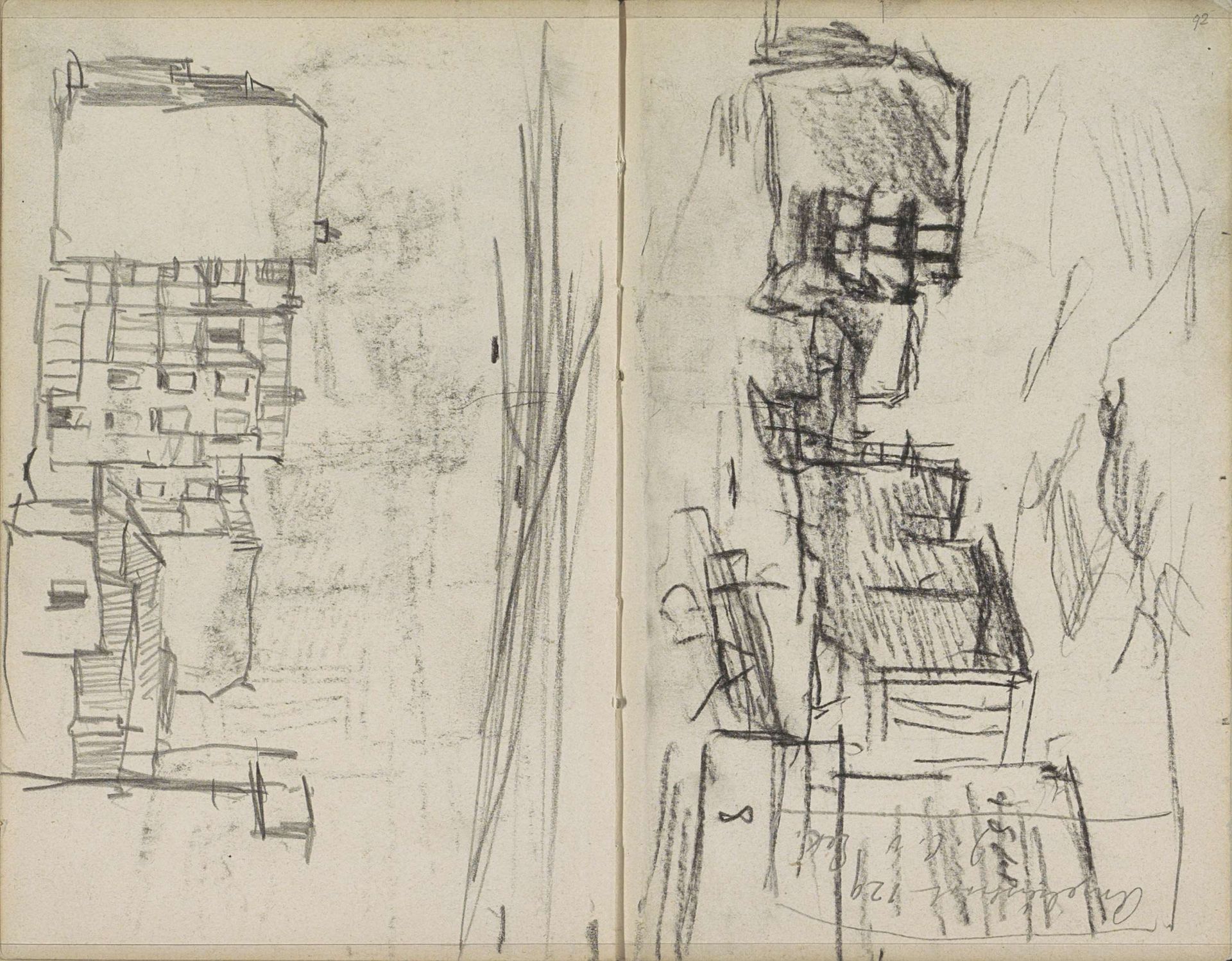 Twee gezichten in Amsterdam by George Hendrik Breitner
