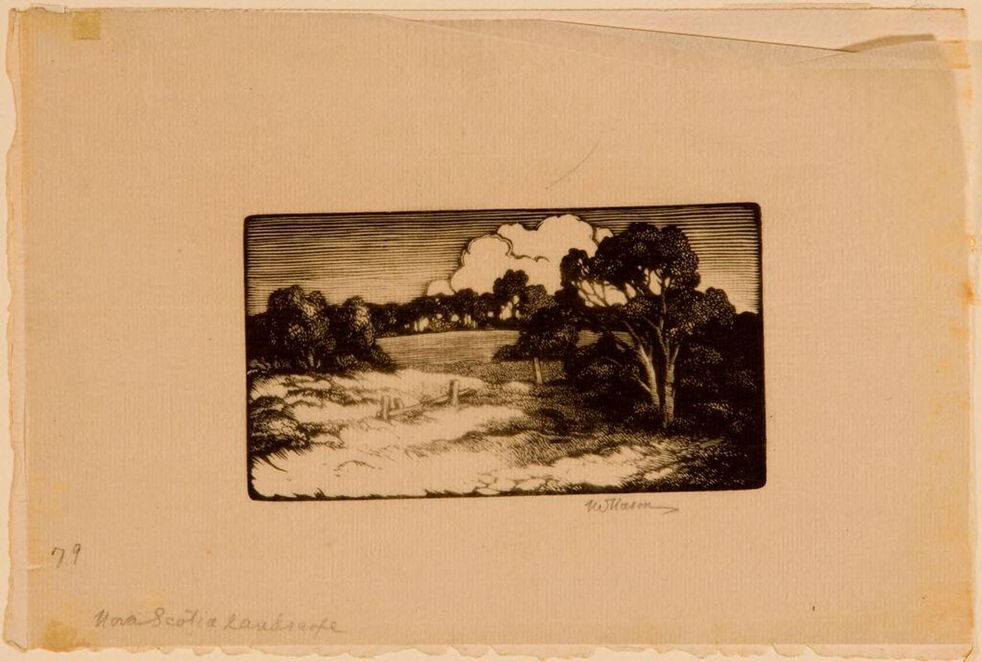 Nova Scotia Landscape by Thomas Willoughby Nason