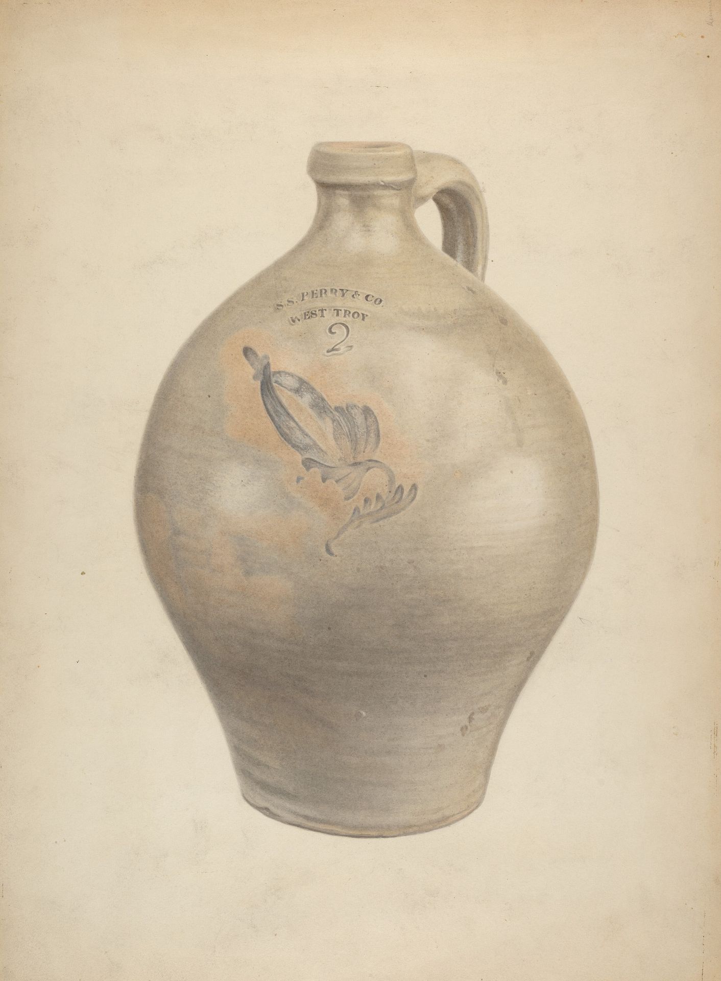 Earthenware Jug by L. Vladimar Fischer
