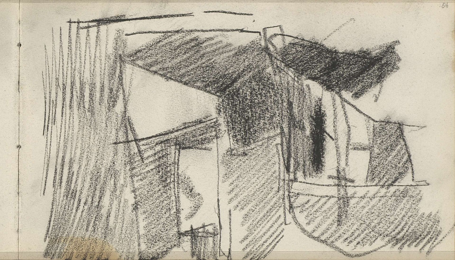 Architectuurstudie by George Hendrik Breitner