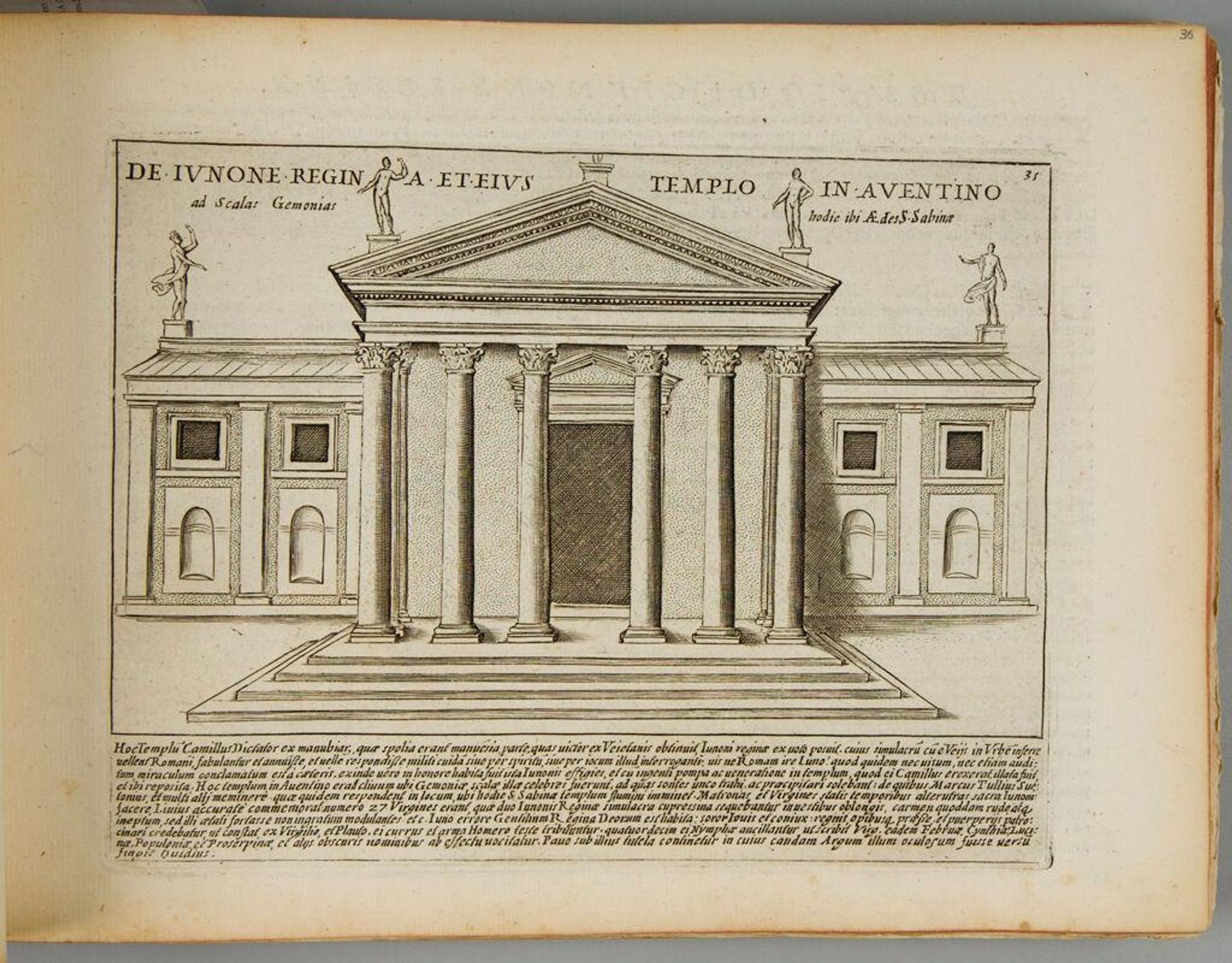 The Temple of Juno on the Aventine by Giacomo Lauro