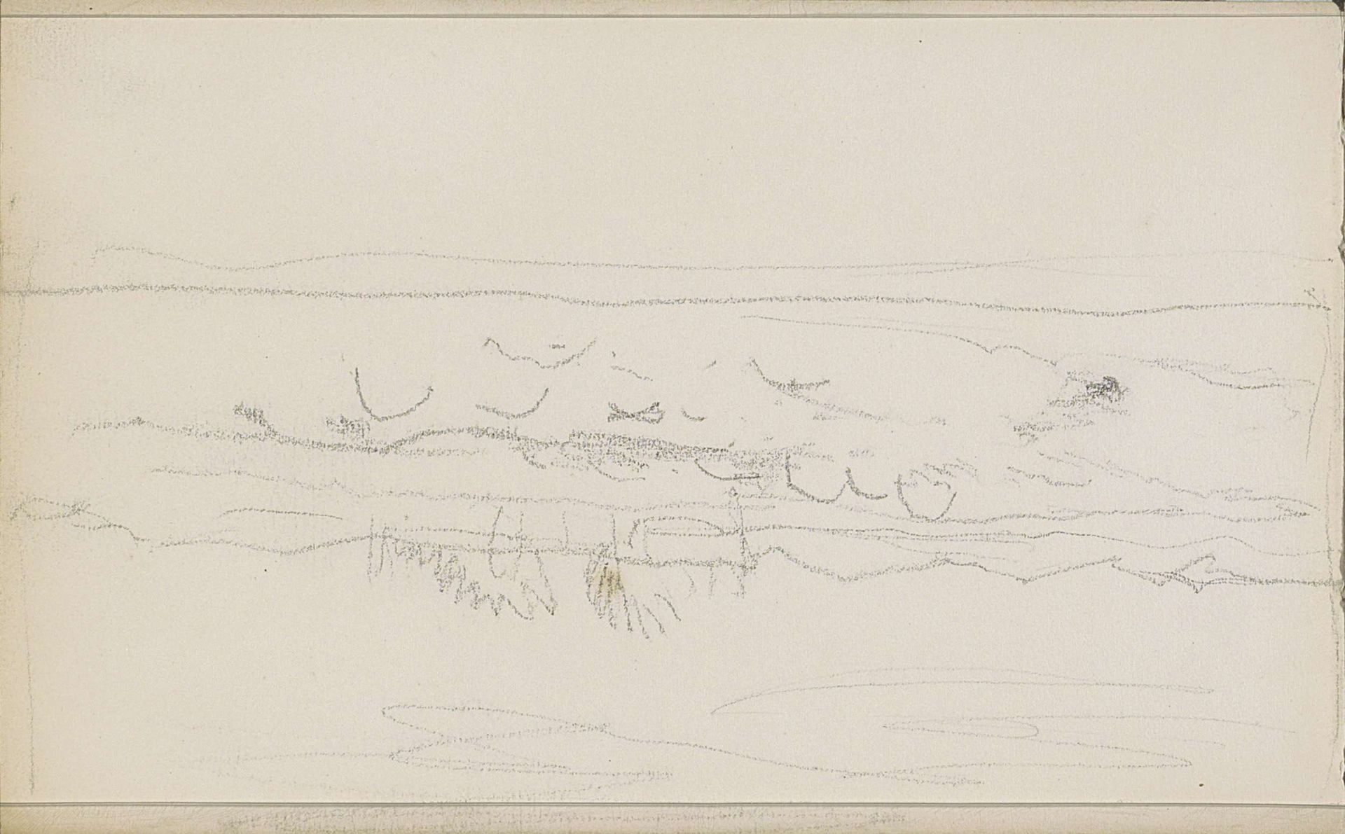 Landschap met schapen by Anton Mauve