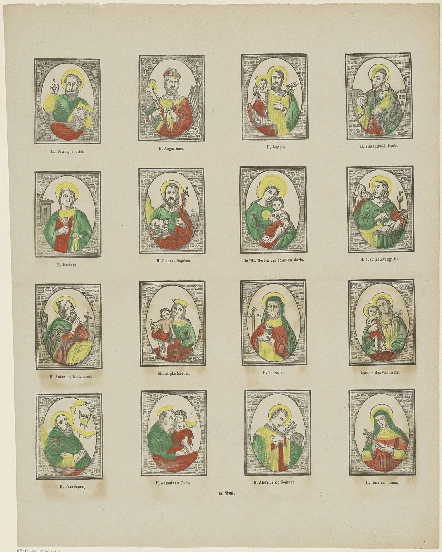 Heiligen by Franciscus Antonius Beersmans