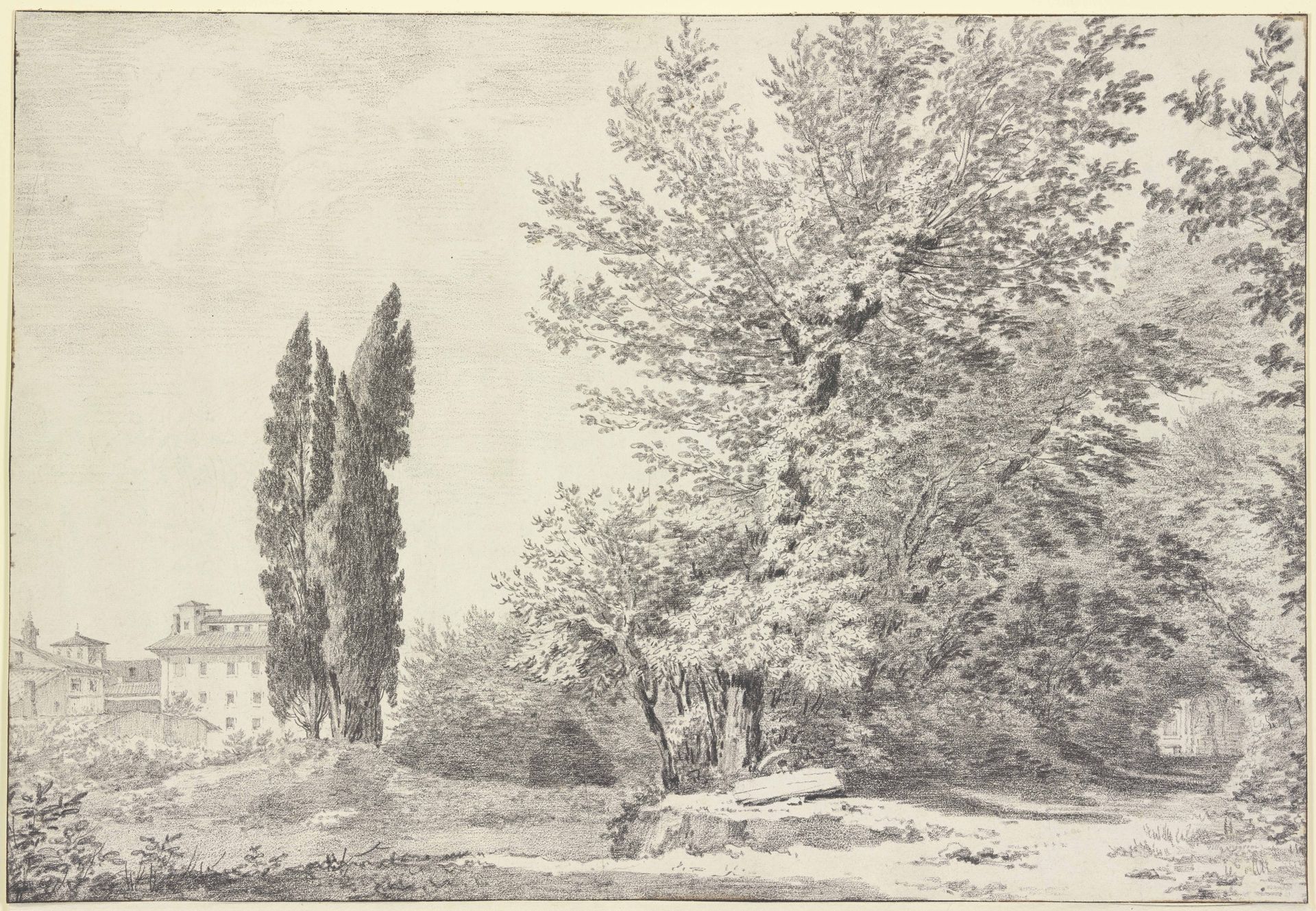 Italian villa by Jean-Baptiste Regnault