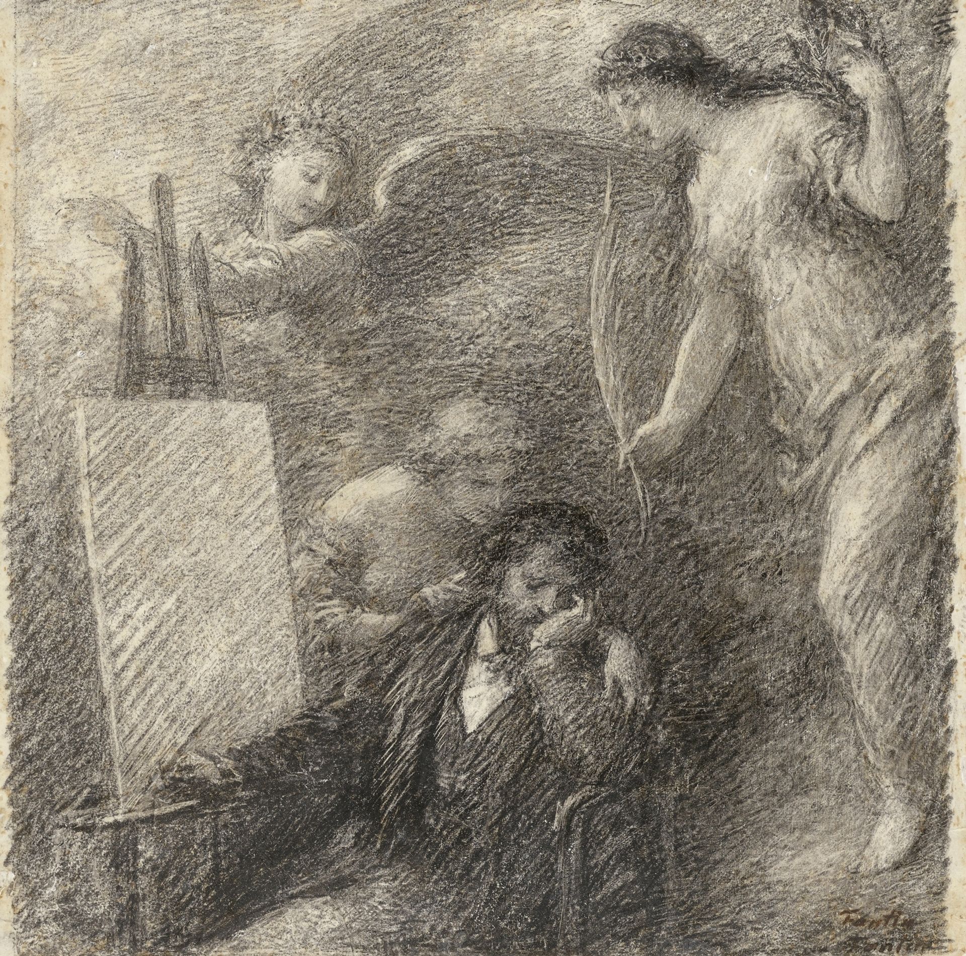 Le Découragement de l’artiste by Henri Fantin-Latour
