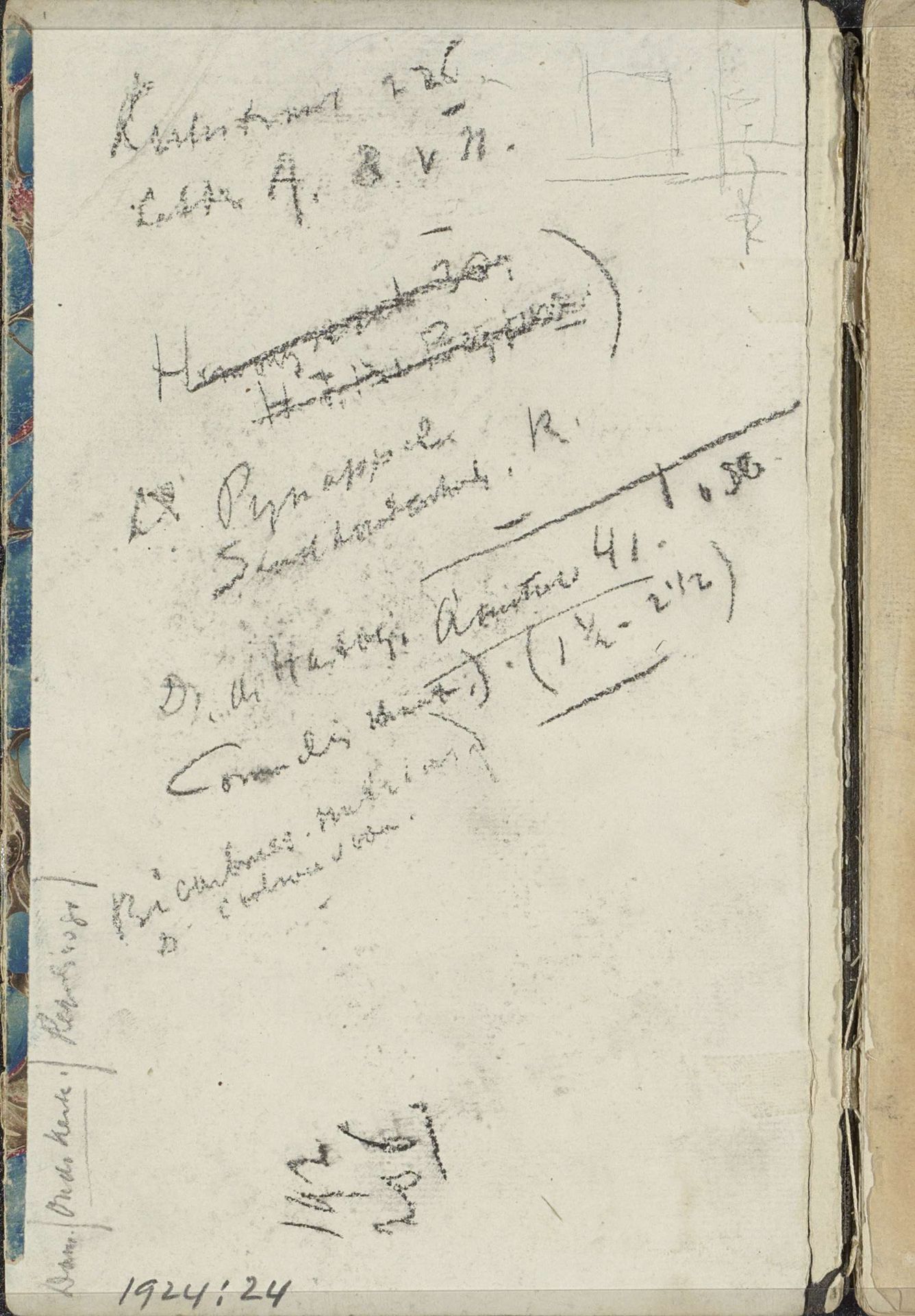 Studie, mogelijk een architectuurstudie by George Hendrik Breitner