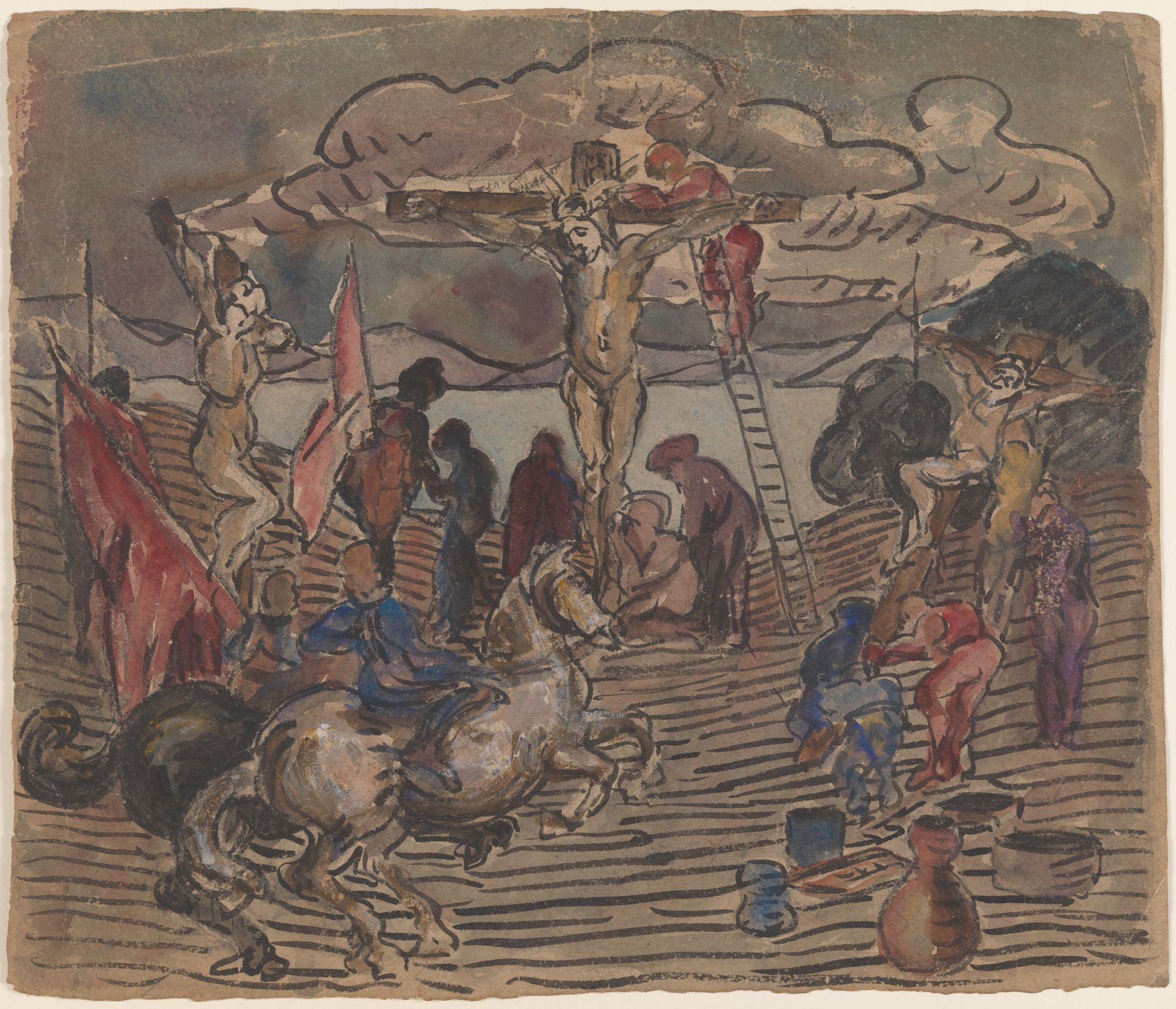 Korsfæstelsen I by J.A. Jerichau (II)