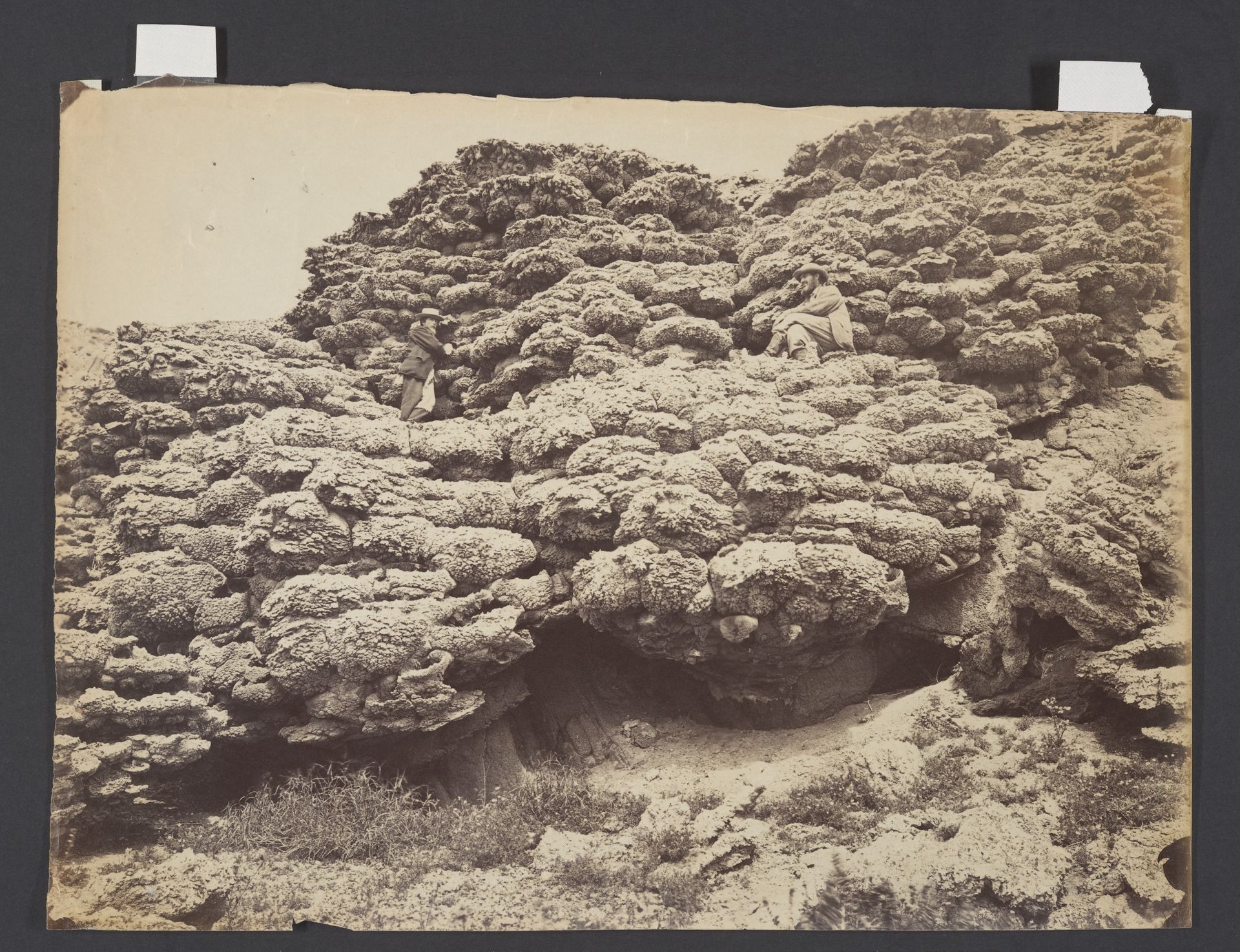 Tufa Rocks, Pyramid Lake, Nevada by Timothy O'Sullivan