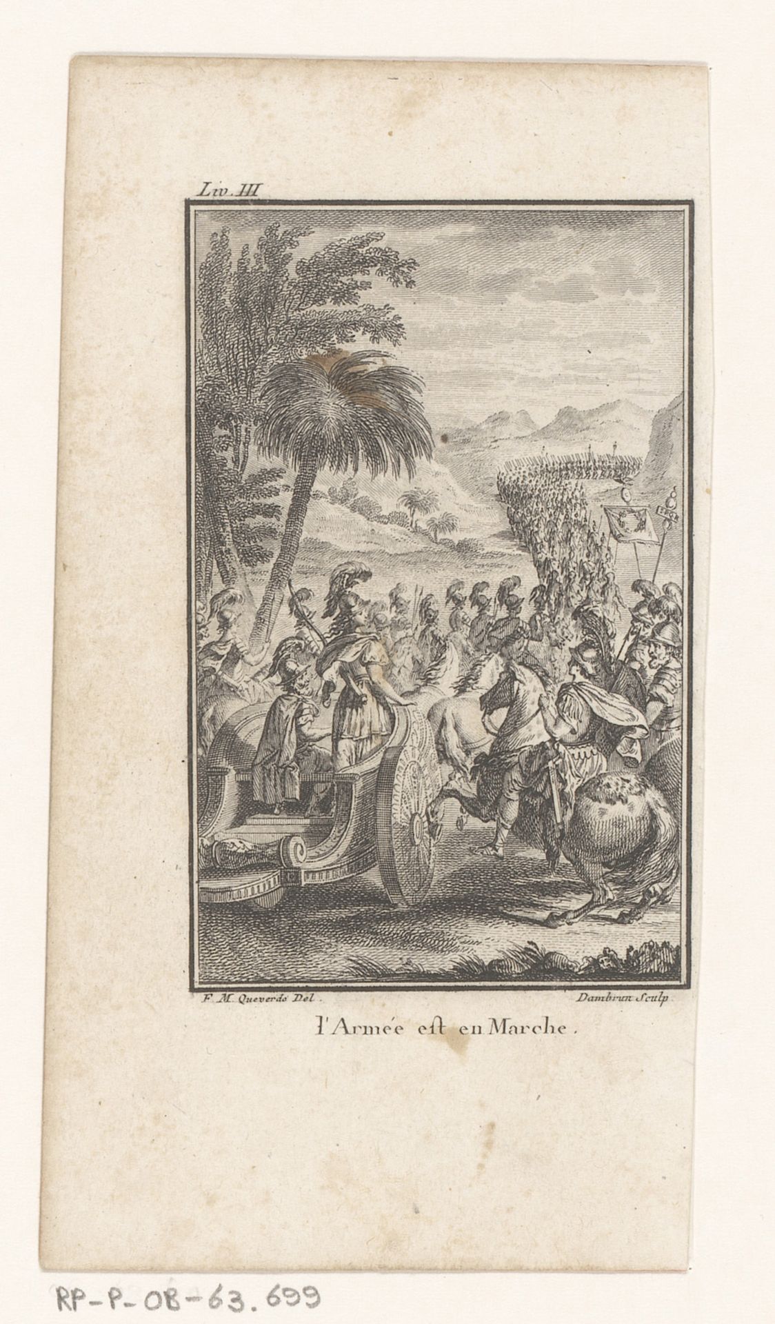 Mars van het leger van Romelus by Jean Dambrun