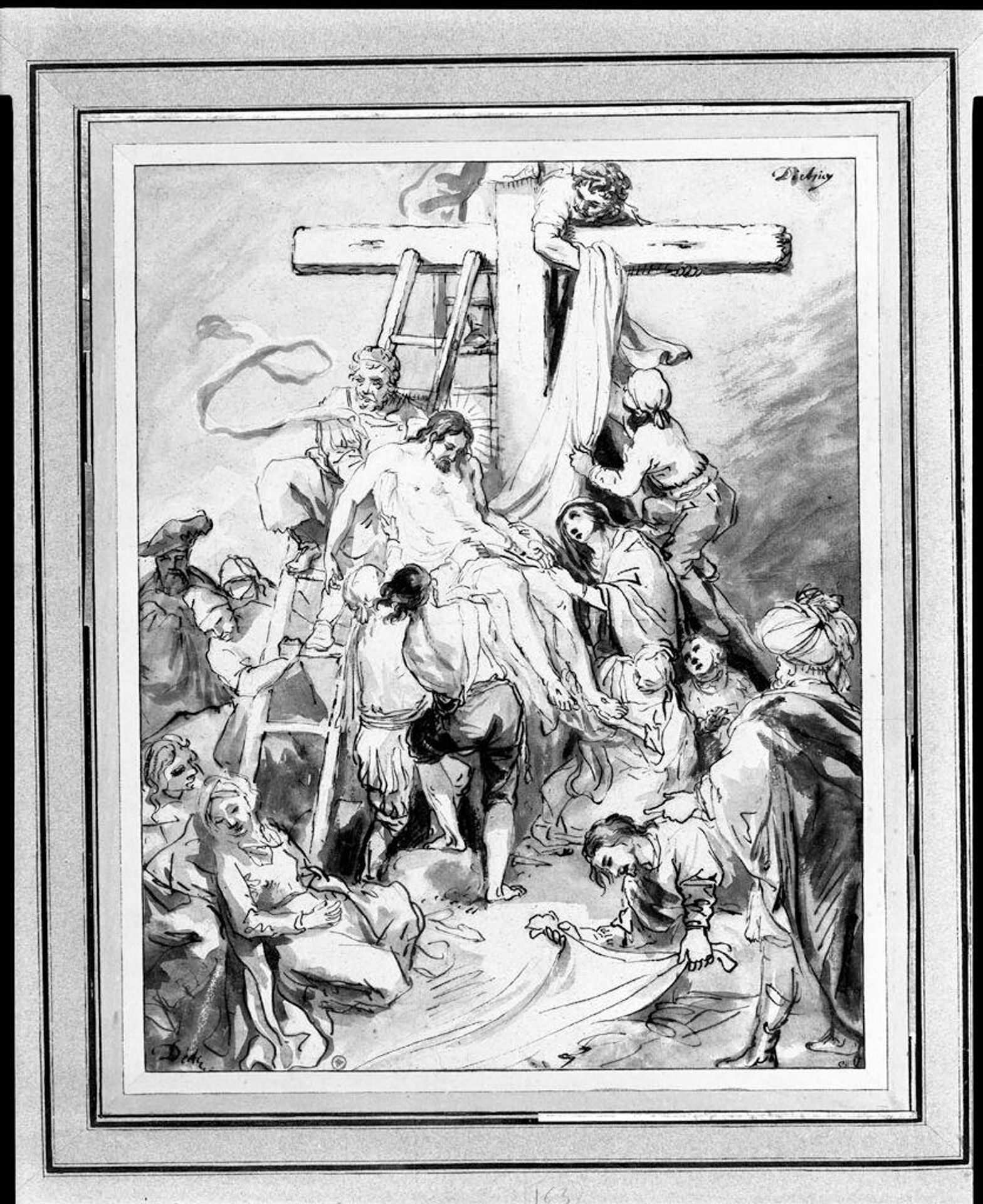 The Descent from the Cross by Christian Wilhelm Ernst Dietrich