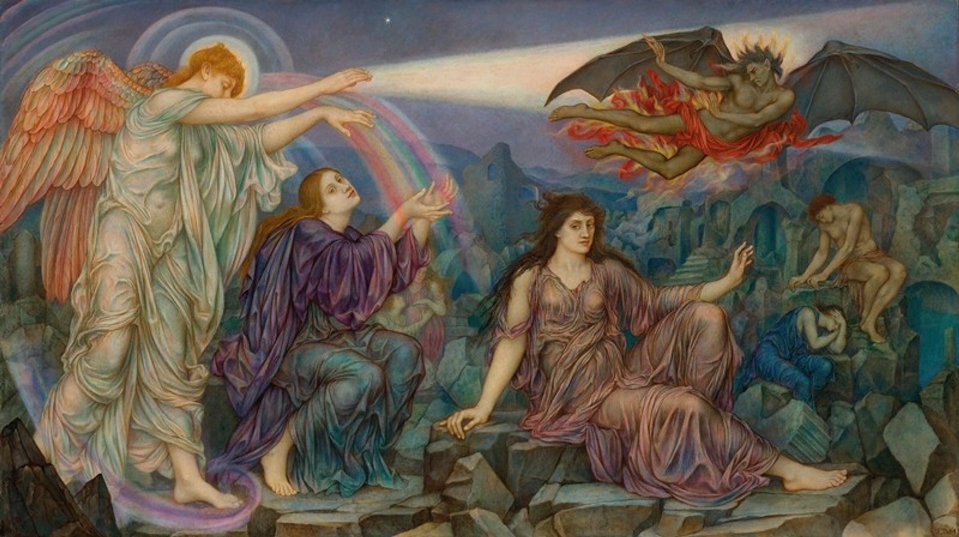 The Search-Light by Evelyn De Morgan