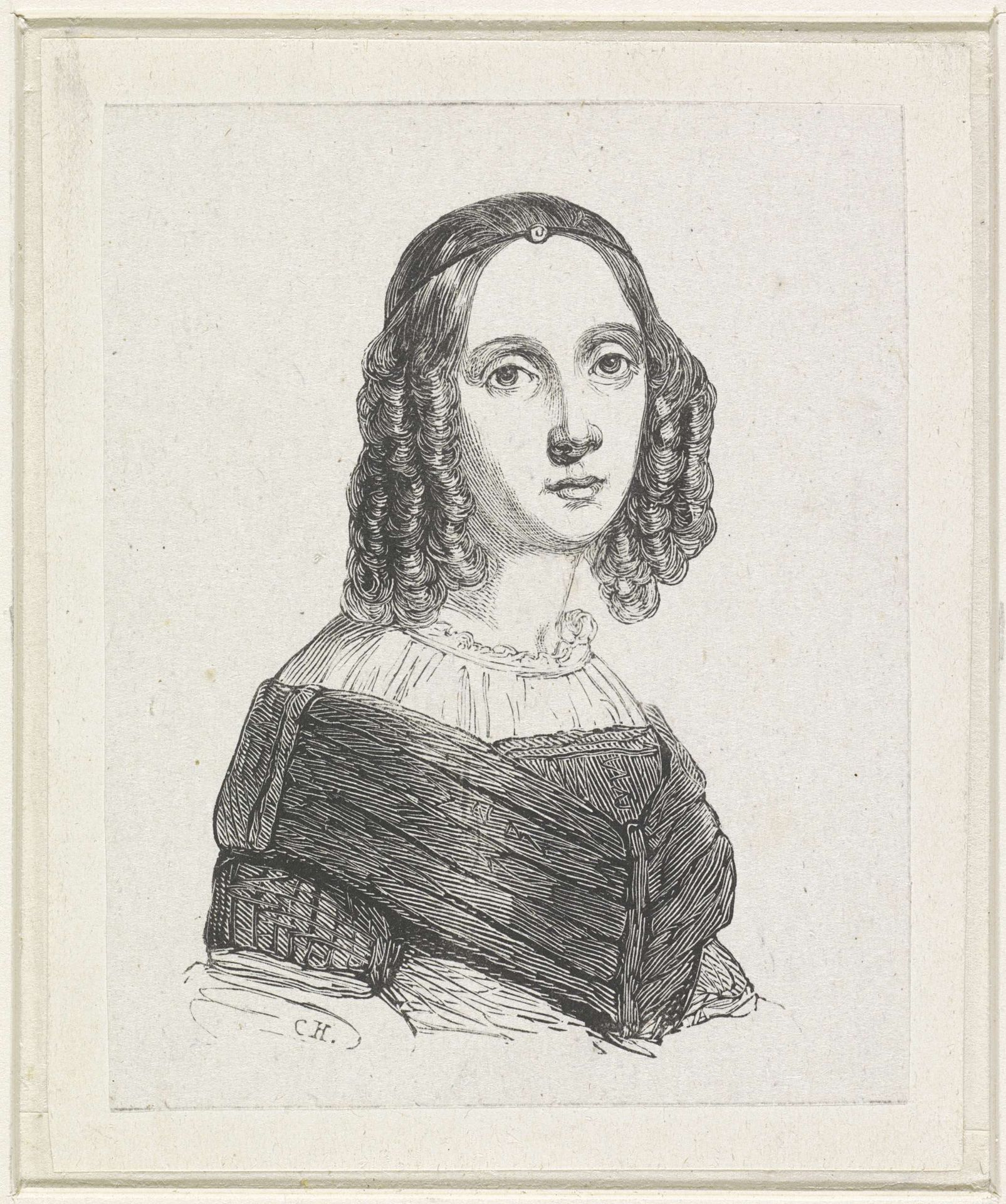 Portret van Elisabeth Alida Kiers by Anonymous