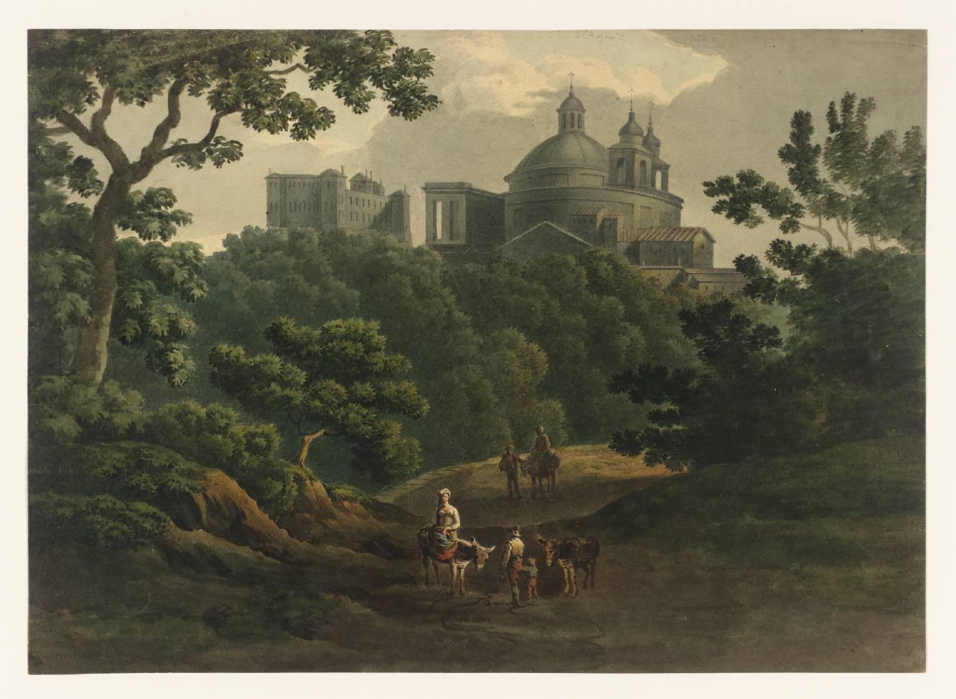 Ariccia, Palazzo Chigi by  John `Warwick' Smith