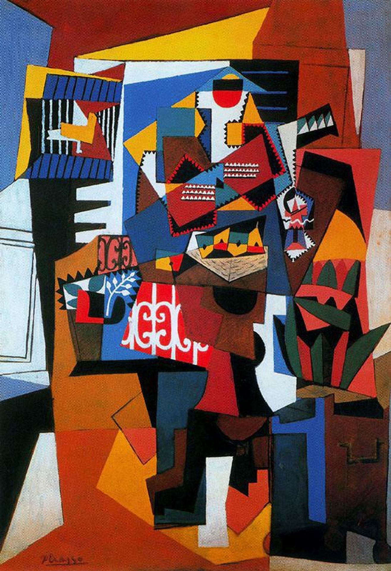 The bird cage by Pablo Picasso