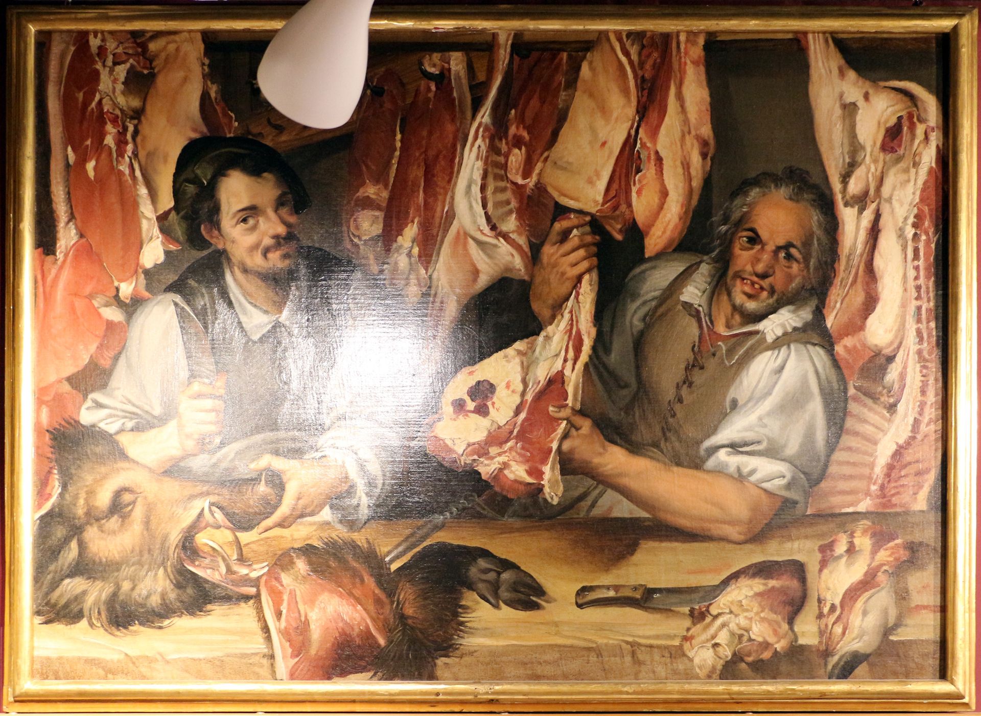 A Butchery by Bartolomeo Passerotti