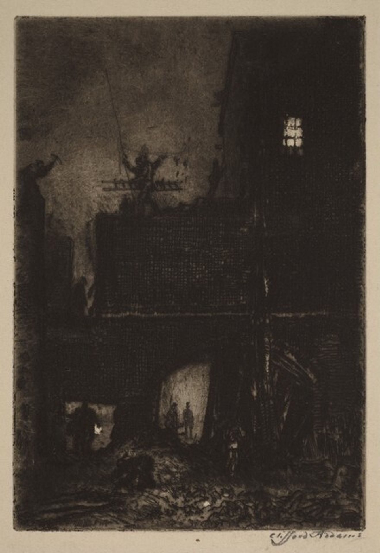 Demolition, Lincoln's Inn Fields by Clifford Addams