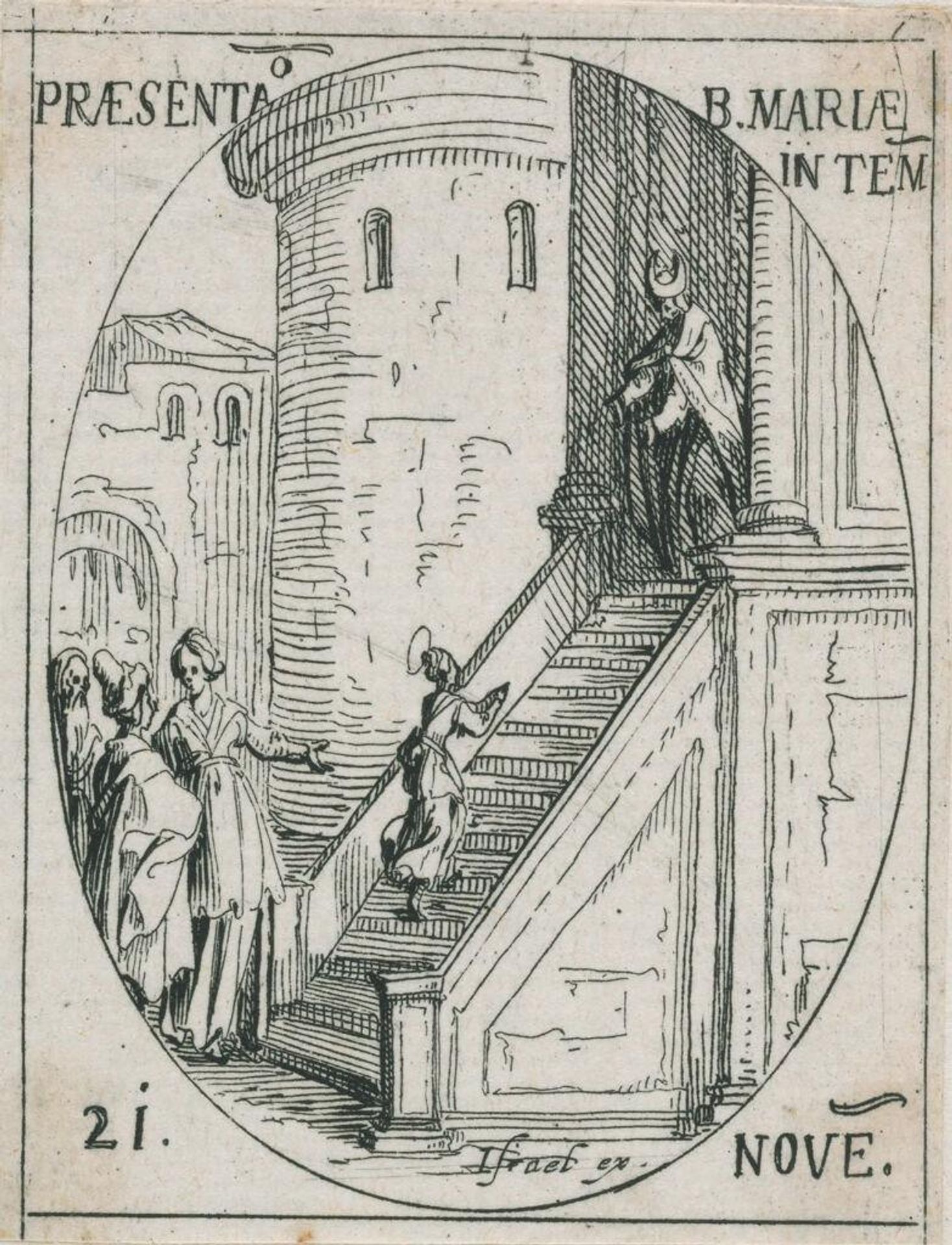 Presentation of the Virgin by Jacques Callot