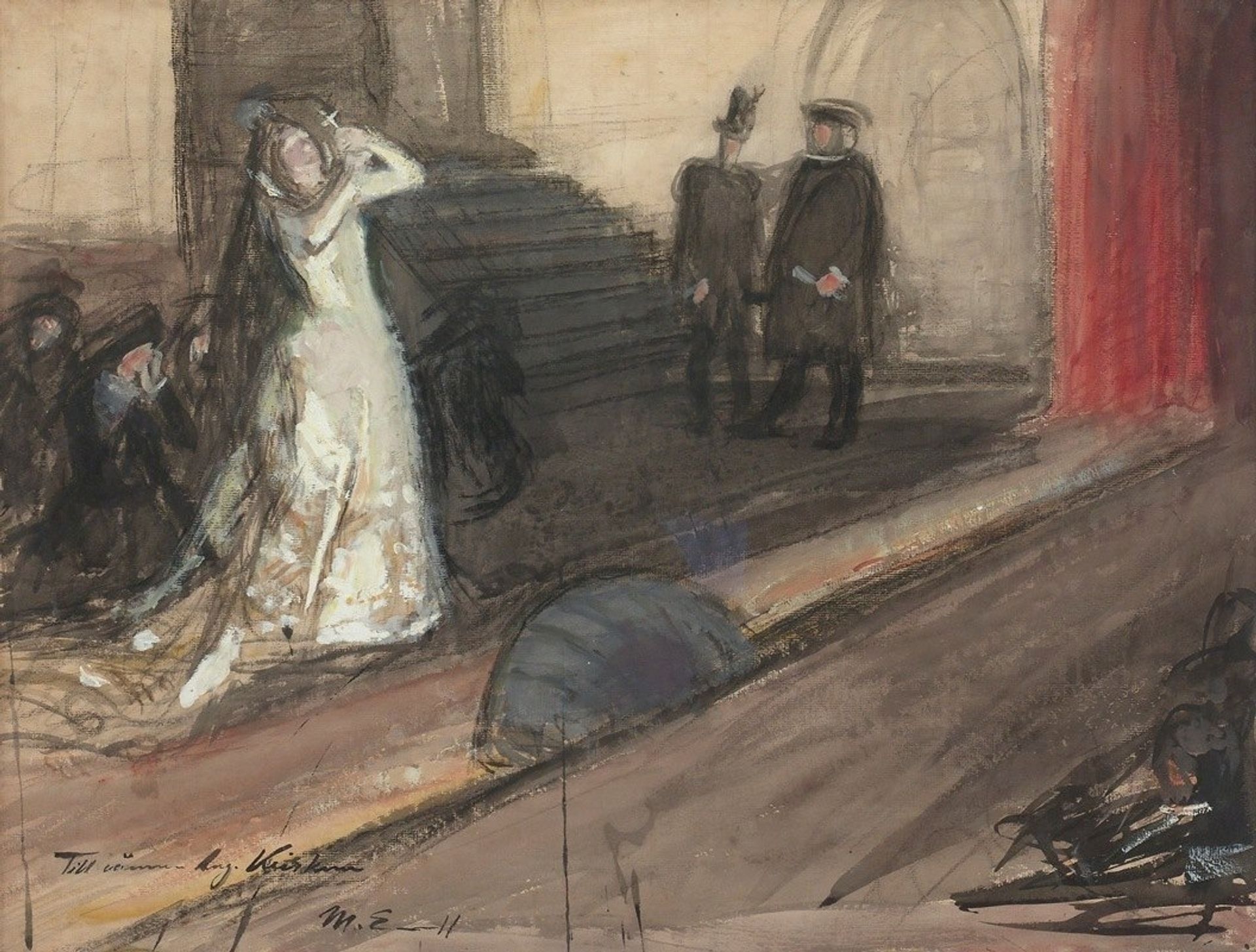 Theatre Scene by Magnus Enckell