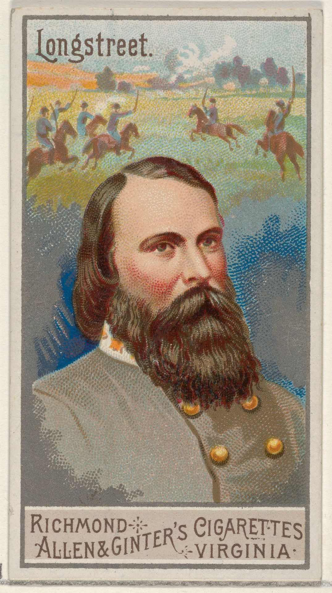 James Longstreet, from the Great Generals series (N15) for Allen & Ginter Cigarettes Brands by Allen & Ginter