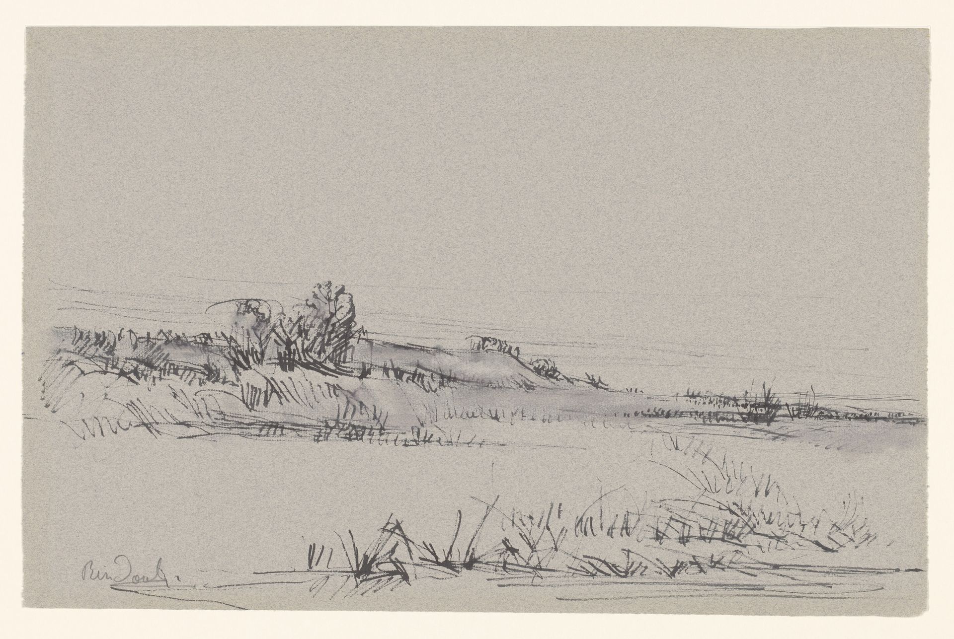 Landschap met bomen by Rein Dool