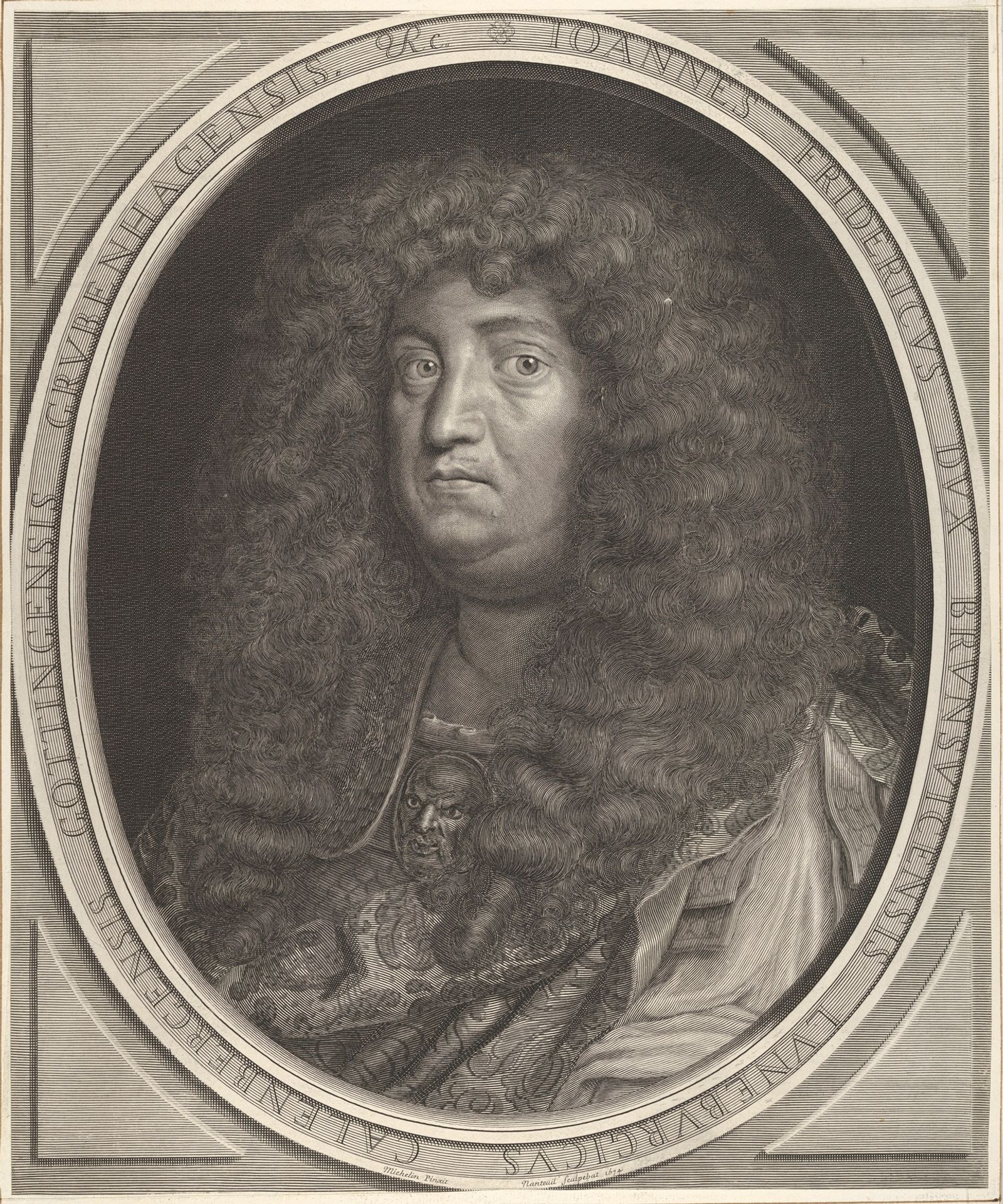 Jean-Frédéric de Brunswick-Lunebourg by Robert Nanteuil