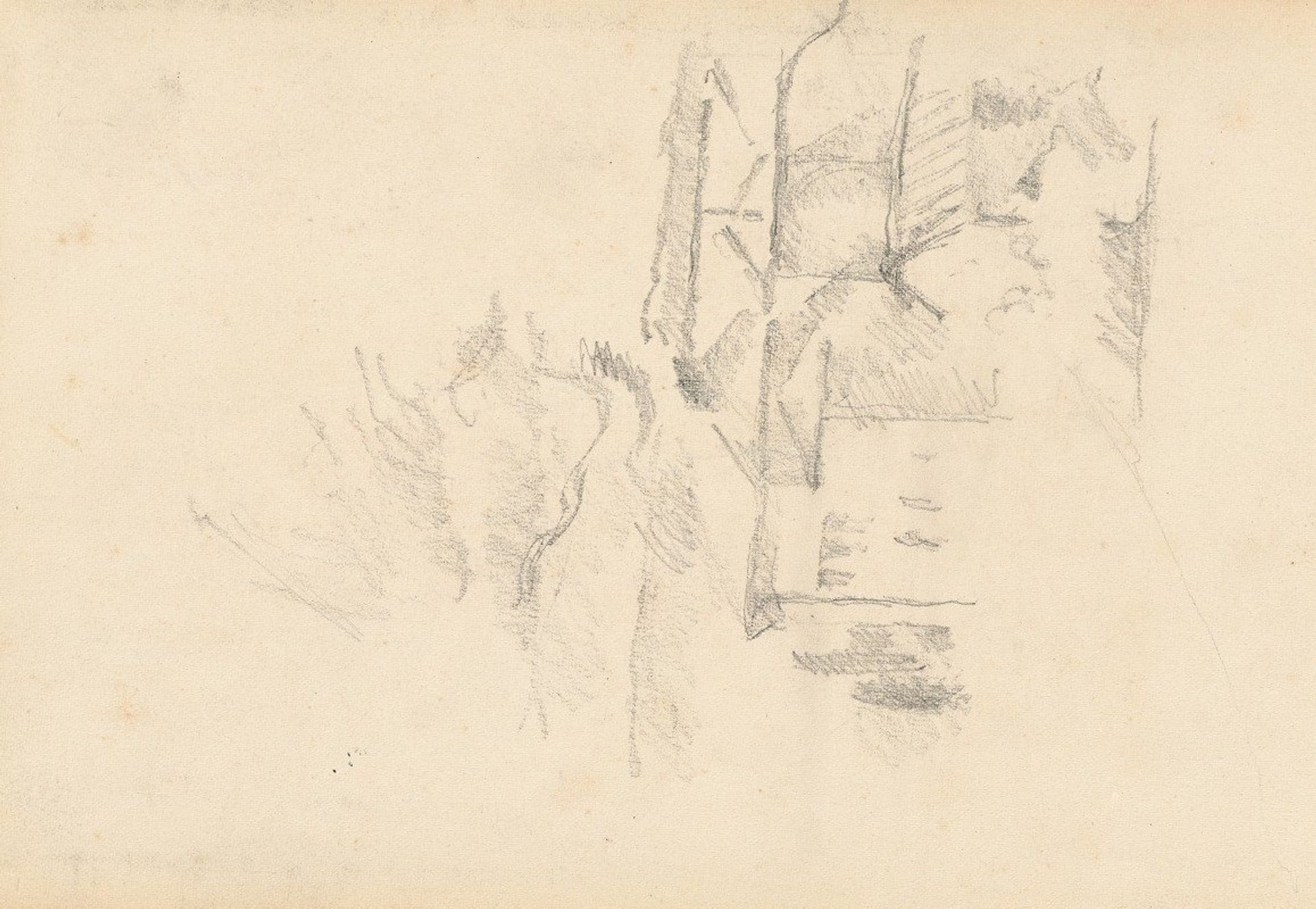 The Plaster Mill by Paul Cézanne