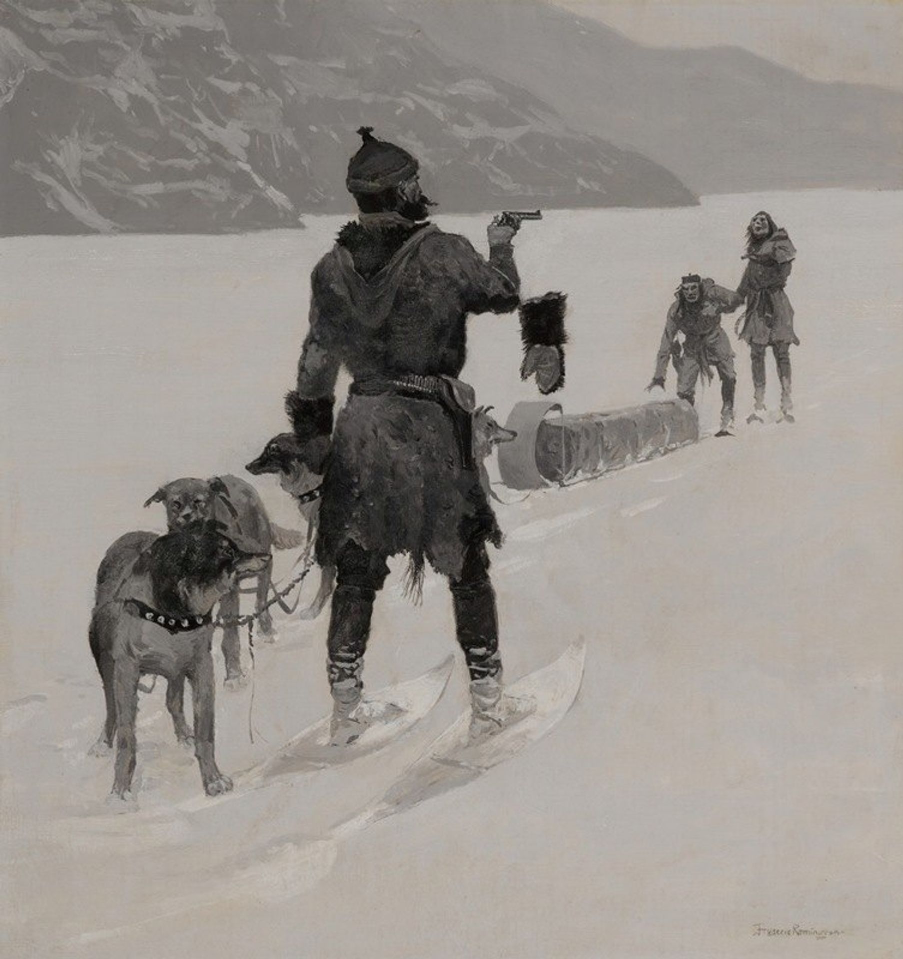 Hands Off by Frederic Remington