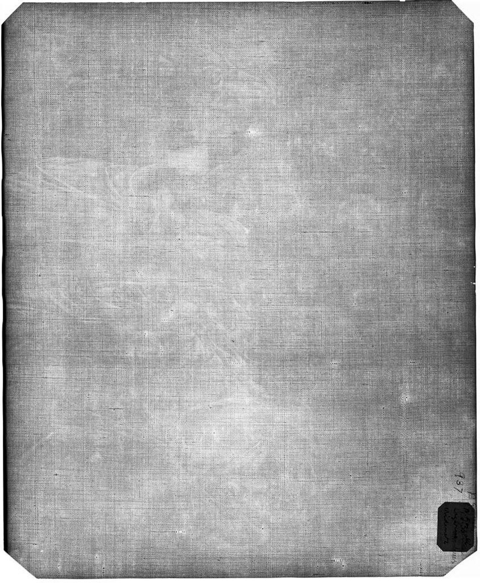 X-radiograph(s) of "Raising of Lazarus" by Artist of original: Benozzo Gozzoli