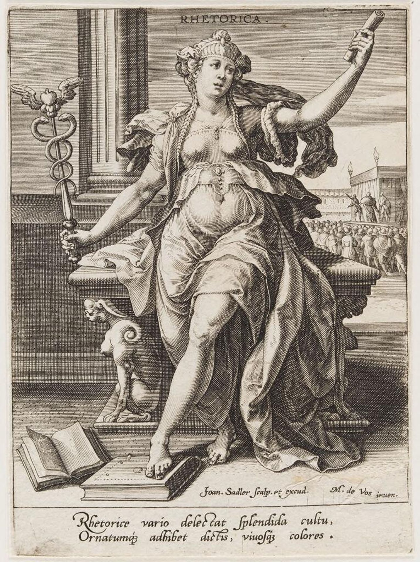 Rhetoric by Johann Sadeler I