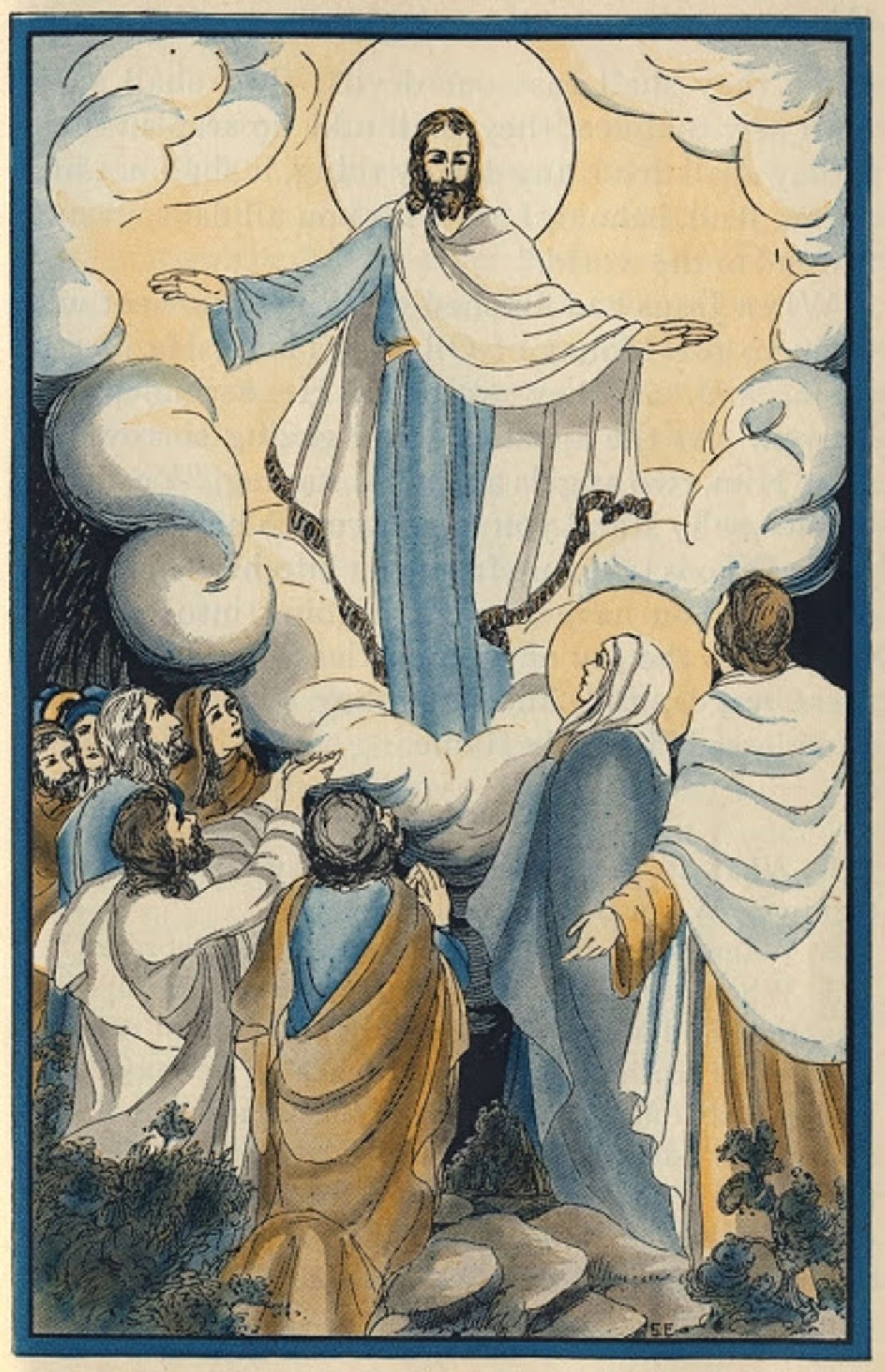 The Ascension into Heaven by Esther Newport