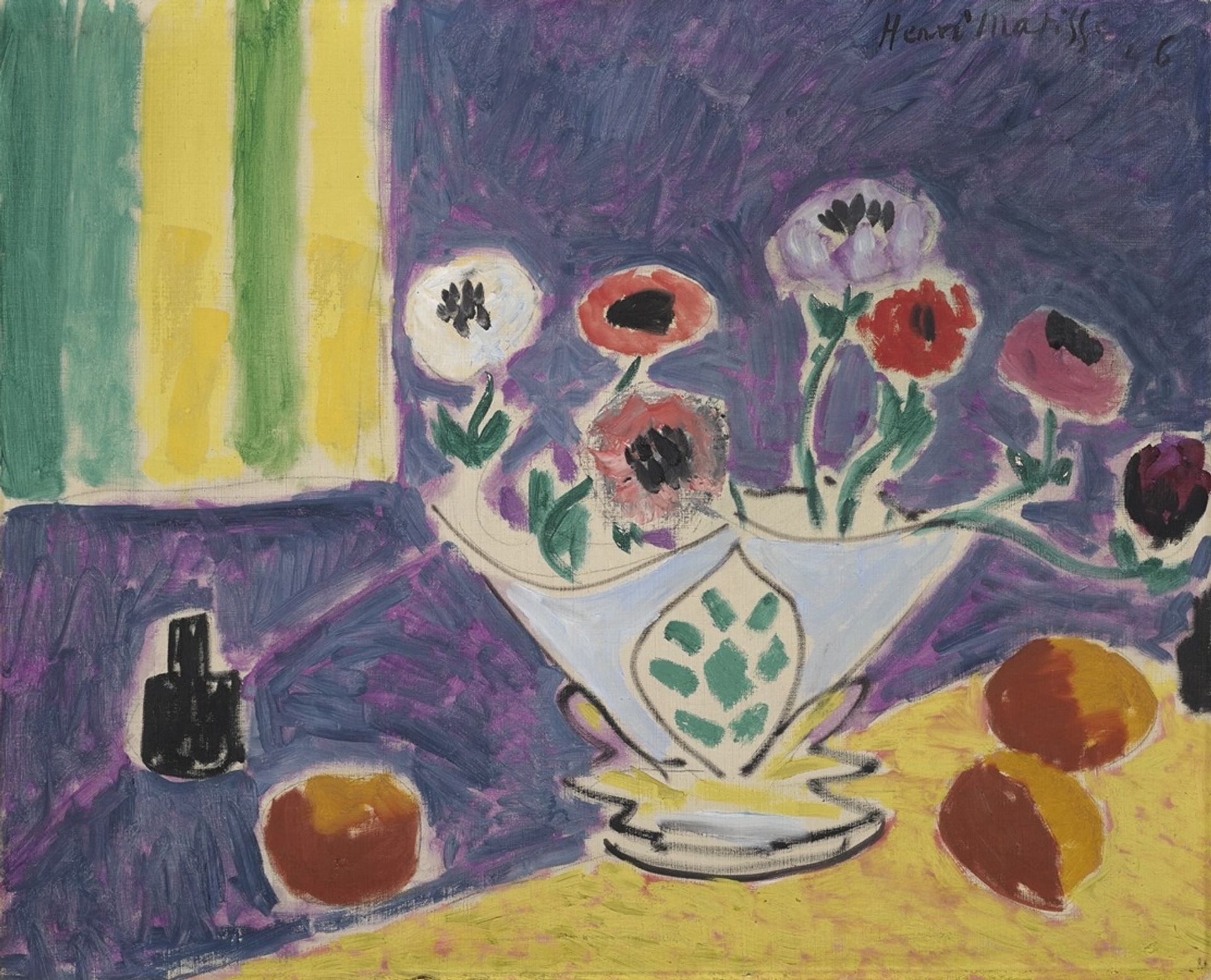 Vase d’anémones by Henri Matisse
