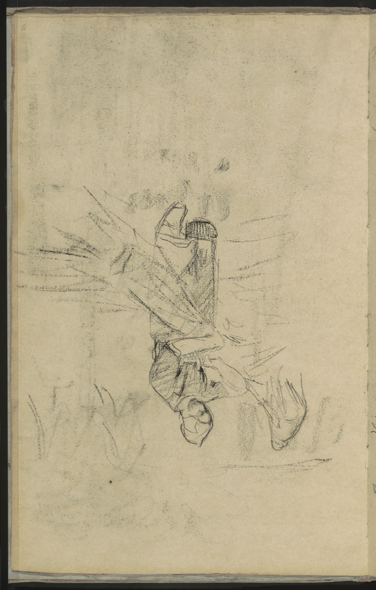 Vrouw die hooi of graan bundelt by Willem Witsen