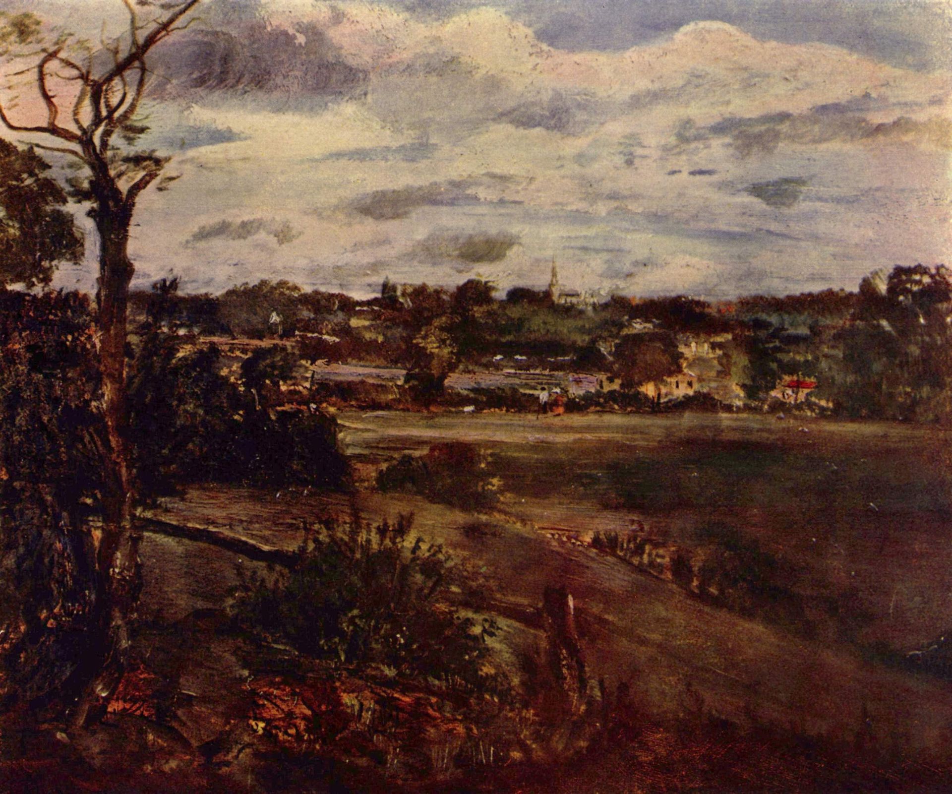 View of Highgate from Hampstead Heath by John Constable