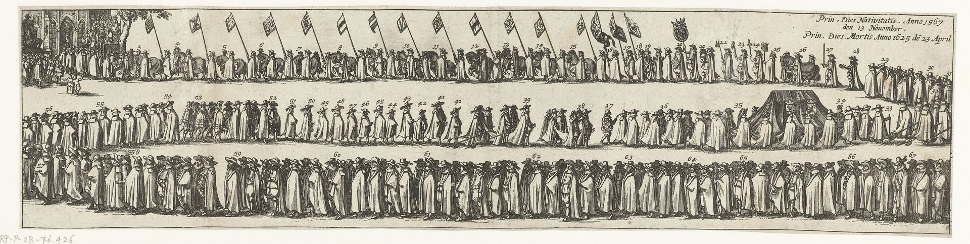 Uitvaart van prins Maurits, 1625 by Anonymous