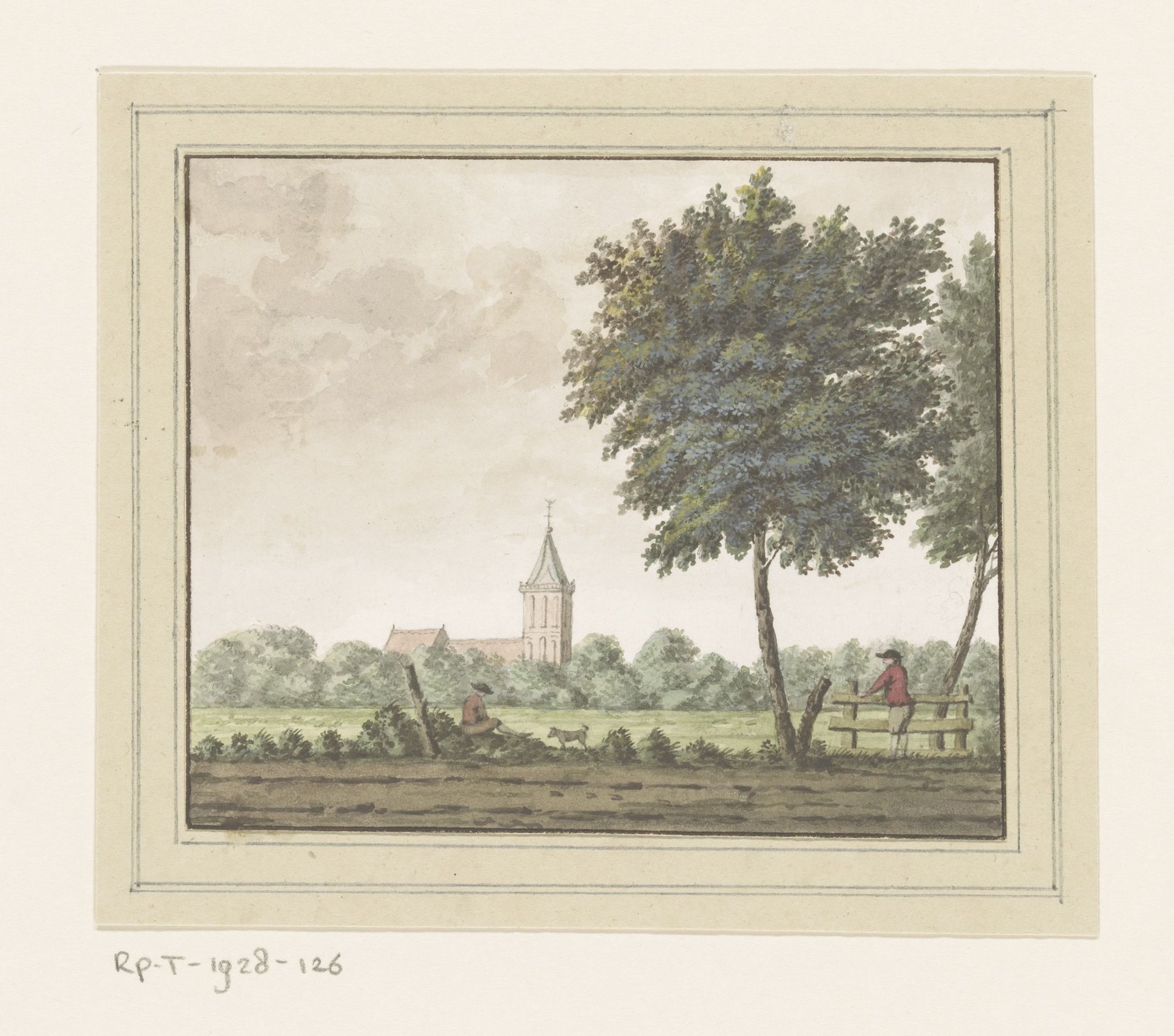 Gezicht op Loosdrecht by Anonymous
