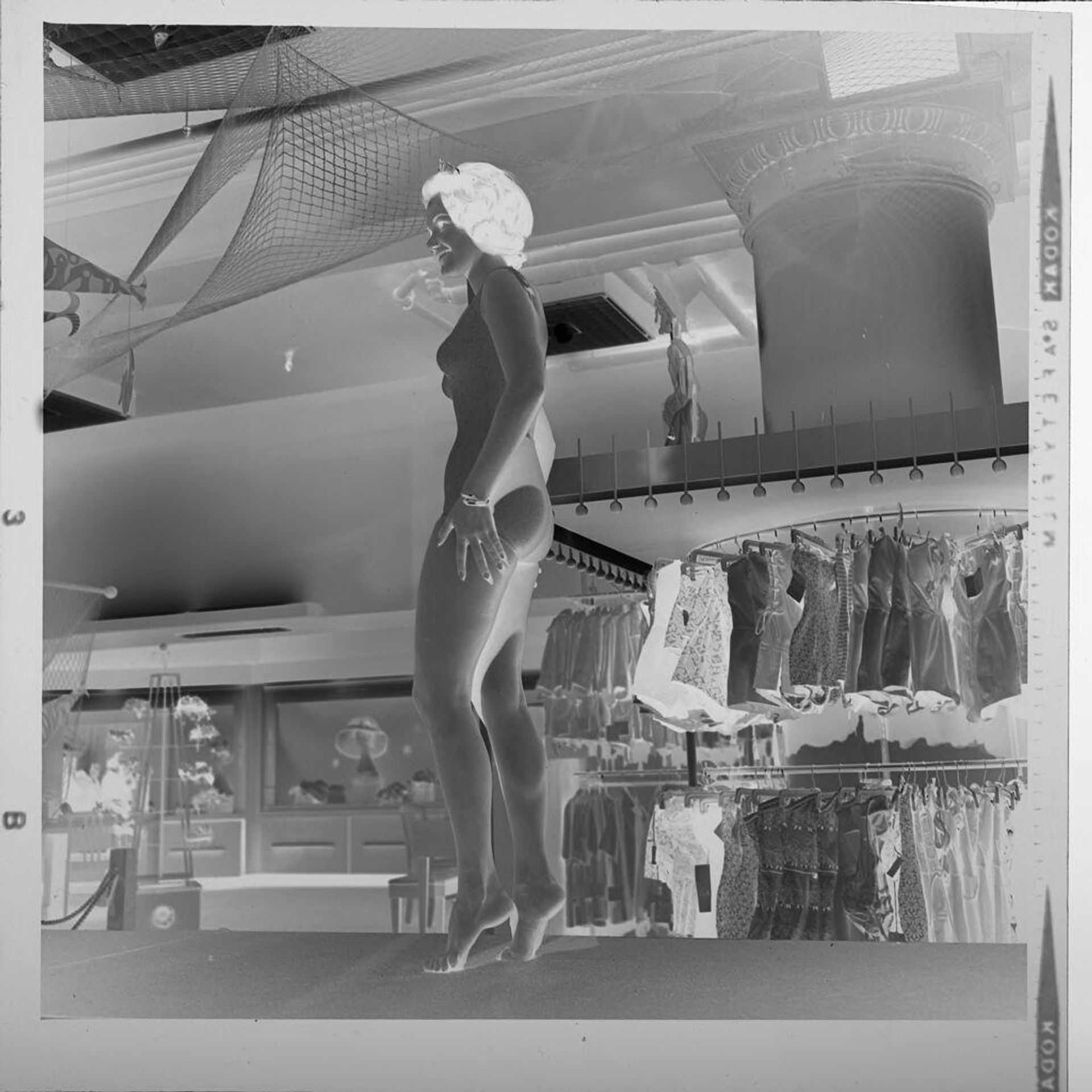 Untitled (woman modeling bathing suit) by Jack Gould