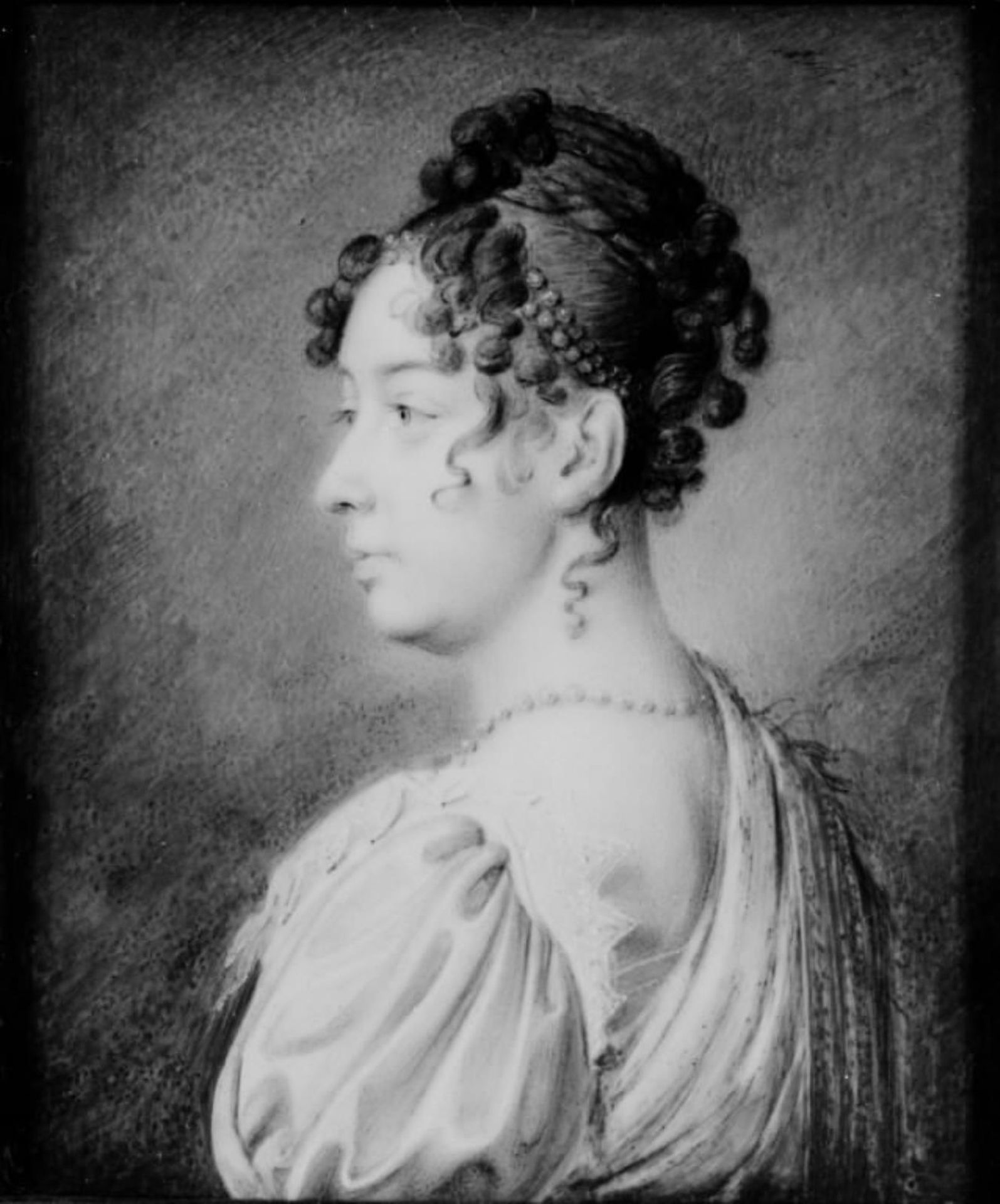 Portrait of Countess Johanne Caroline Wilhelmine Bille-Brahe, née Falbe by Christian Horneman
